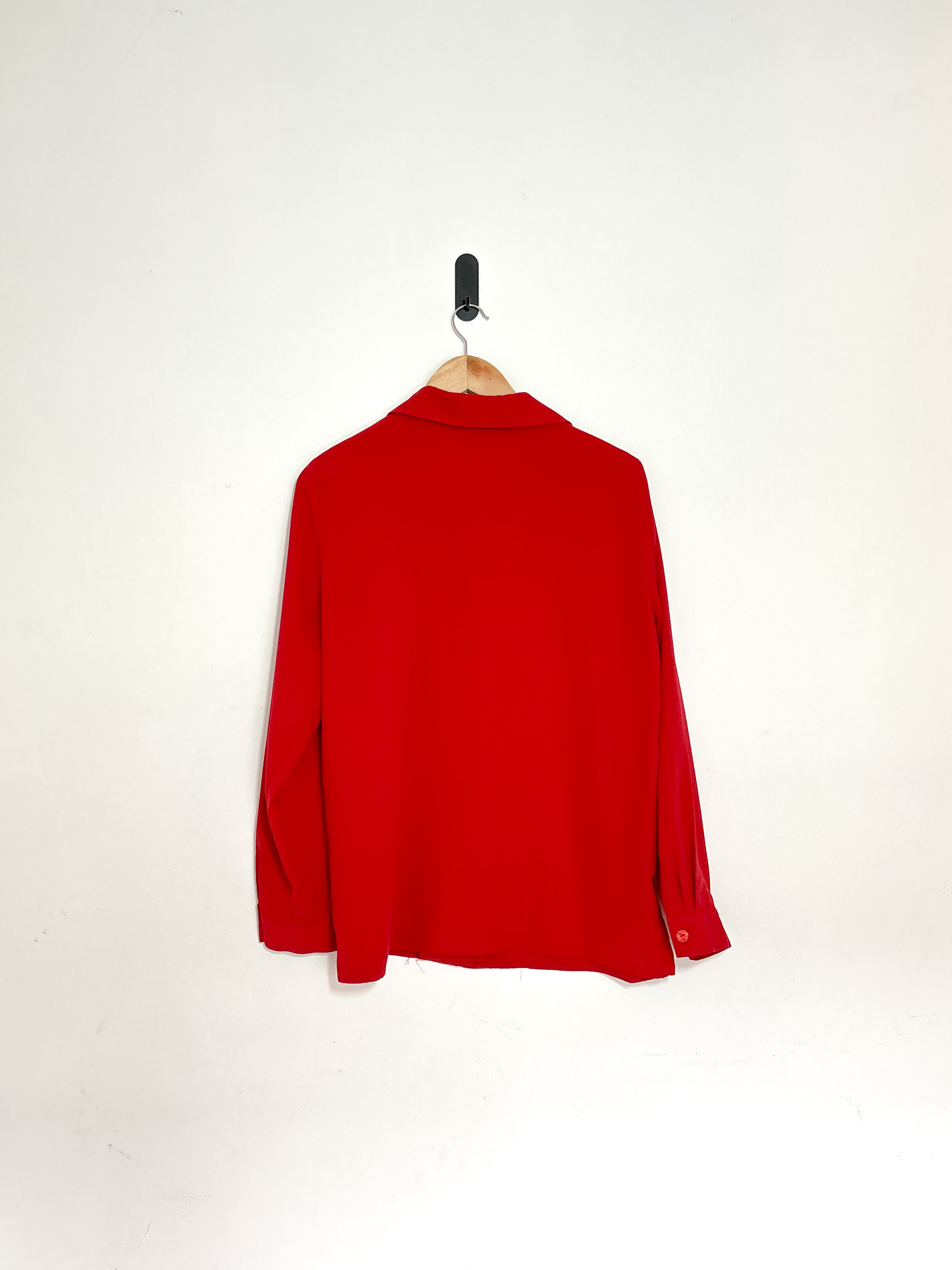 Blusa roja formal vintage