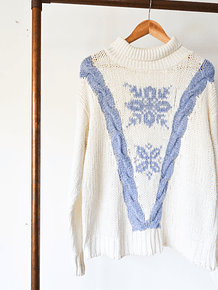 Sweater vintage copito de nieve