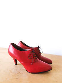 Zapatos vintage red