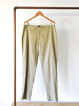 Pantalón beige tiro alto