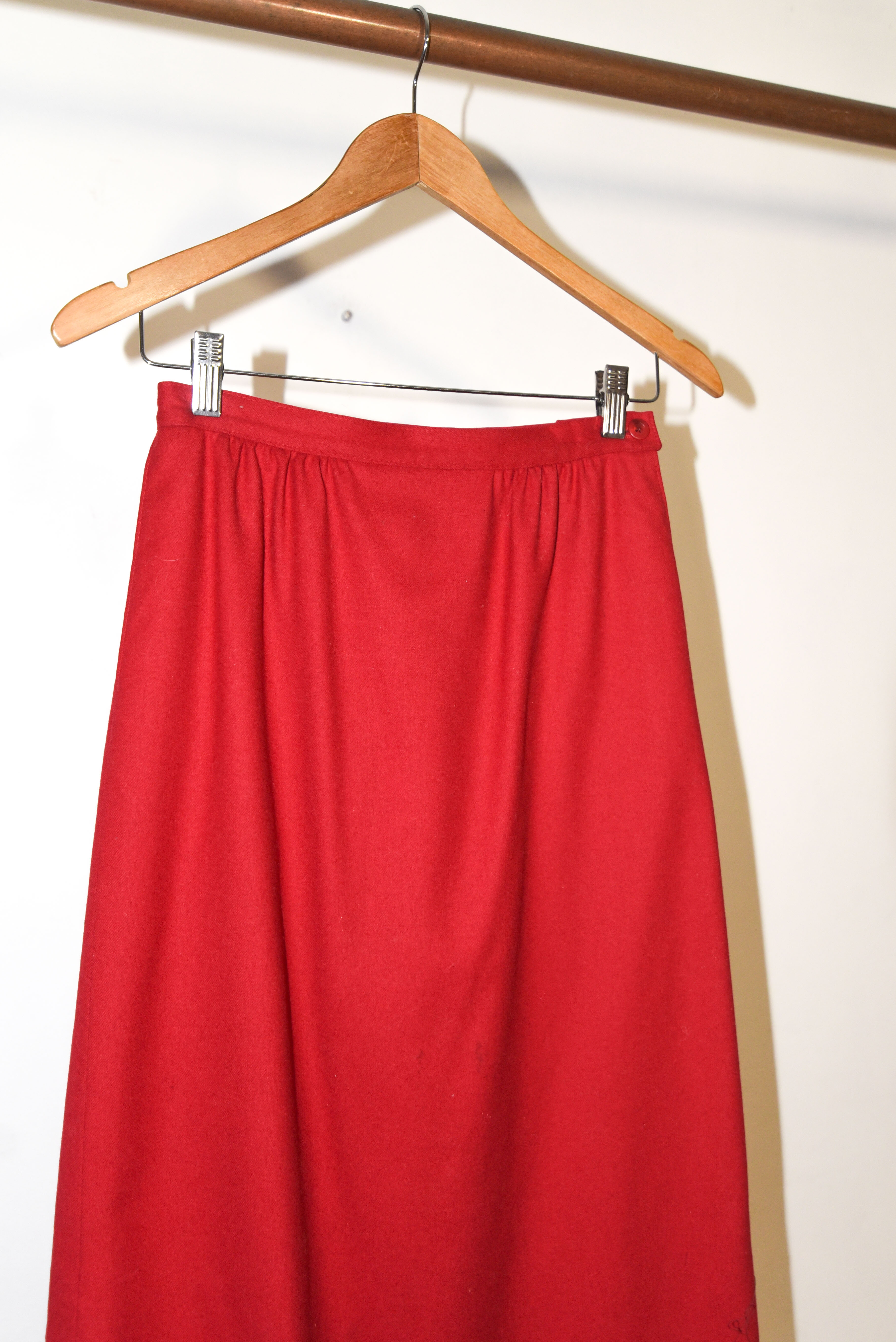 Falda roja lana Pendleton