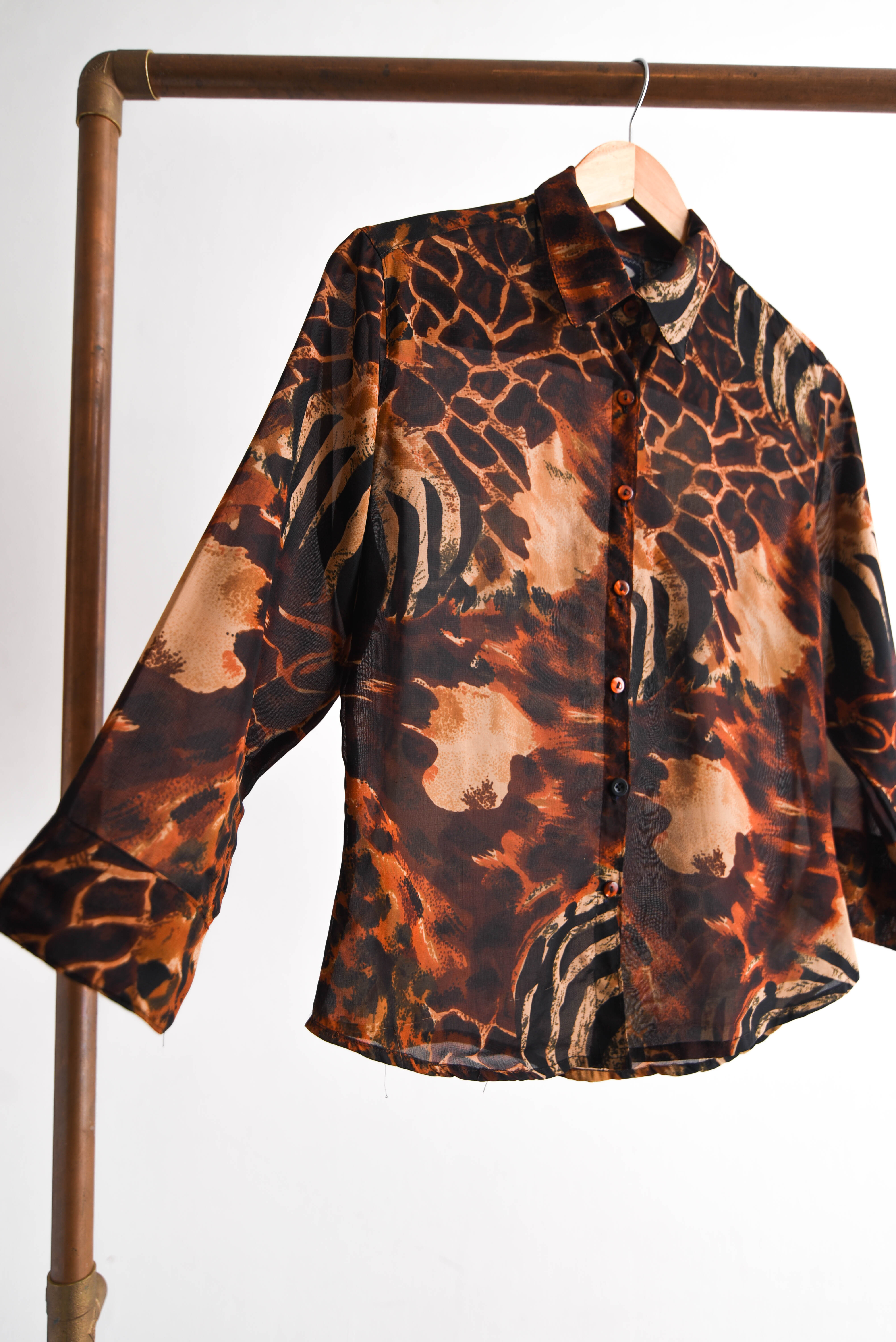 Blusa animal print 90s