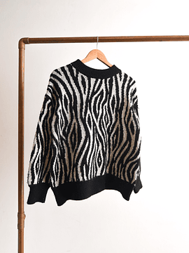 Sweater zebra vntg