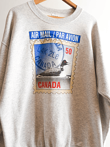 Polerón gris Canada air mail