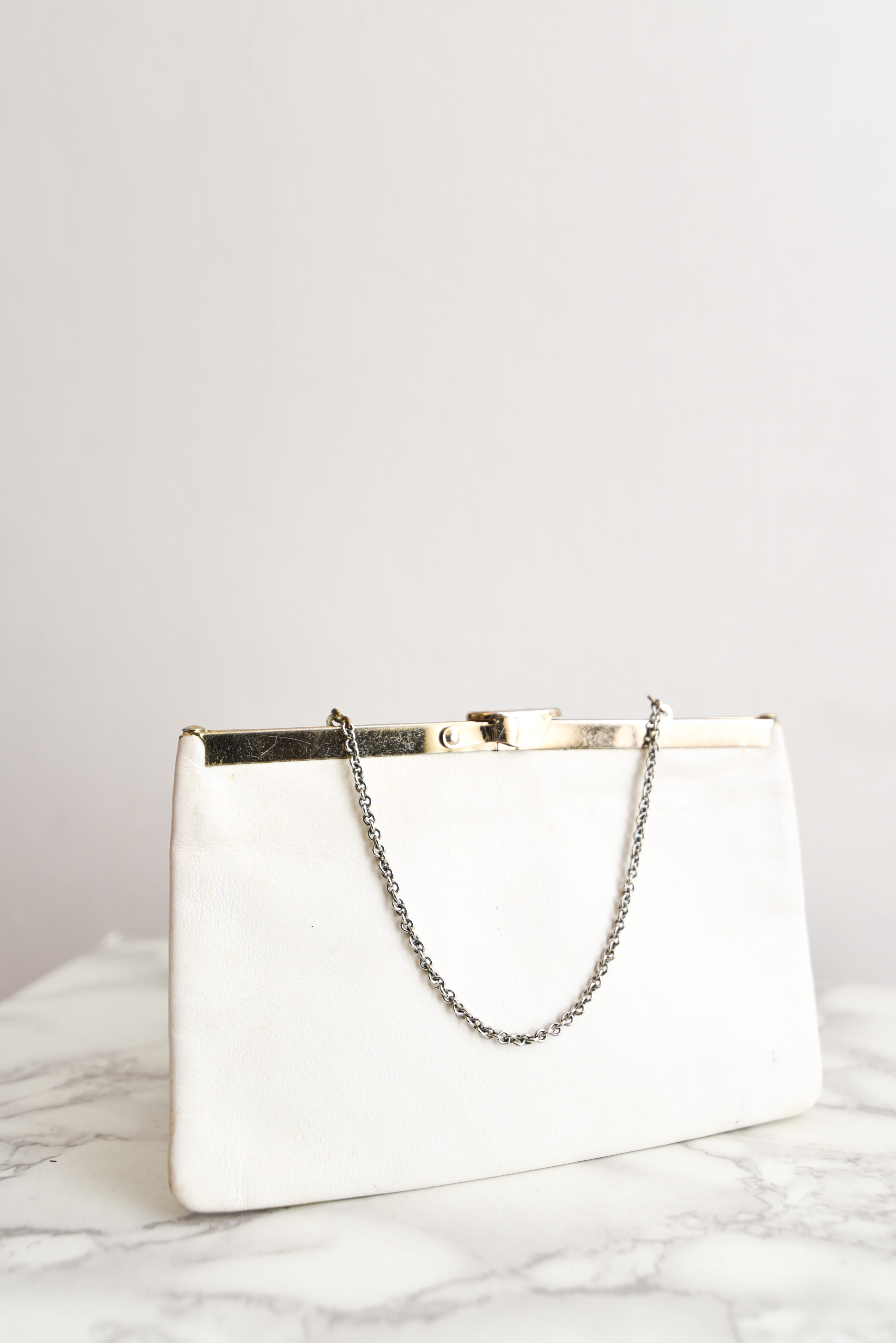 Cartera blanca Late 60s