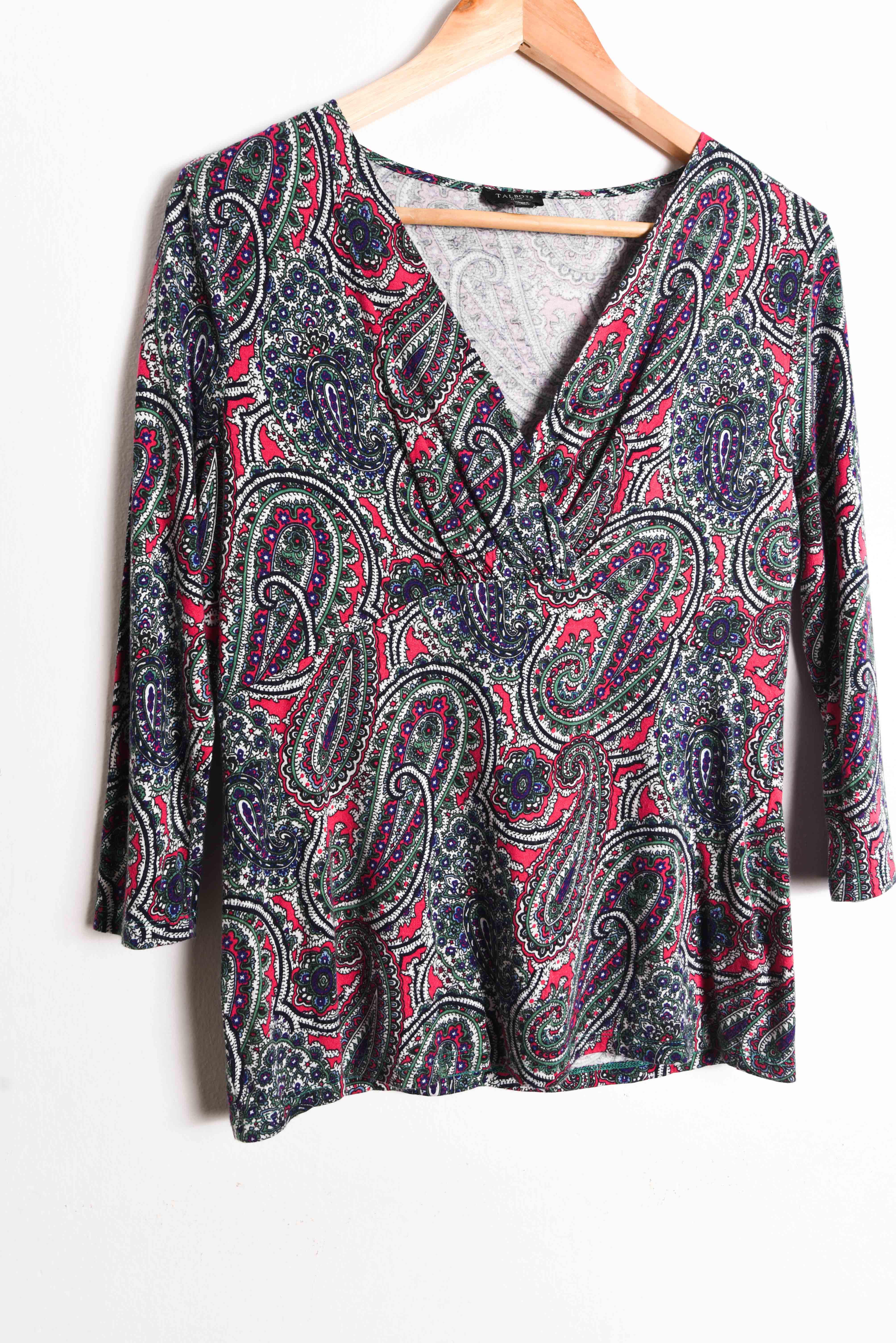 Top paisley cruzado