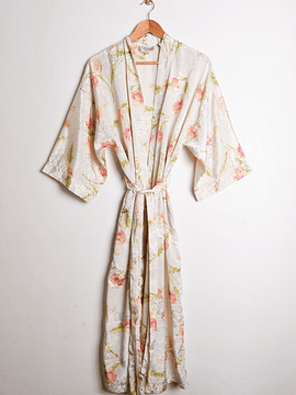 Kimono brocato floral lazito