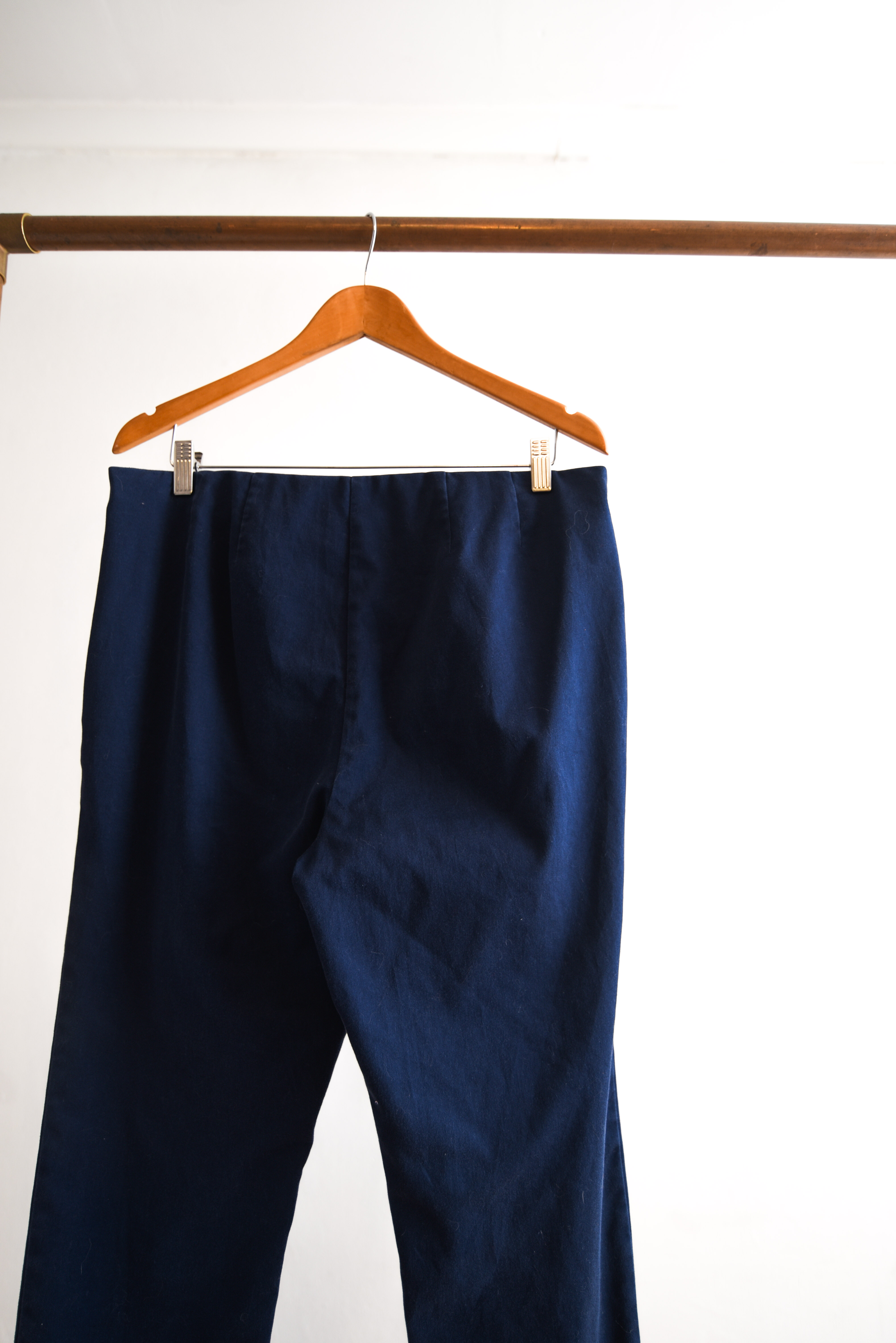 Pantalón azul tiro alto