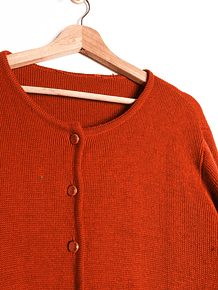 Cardigan naranjo vintage