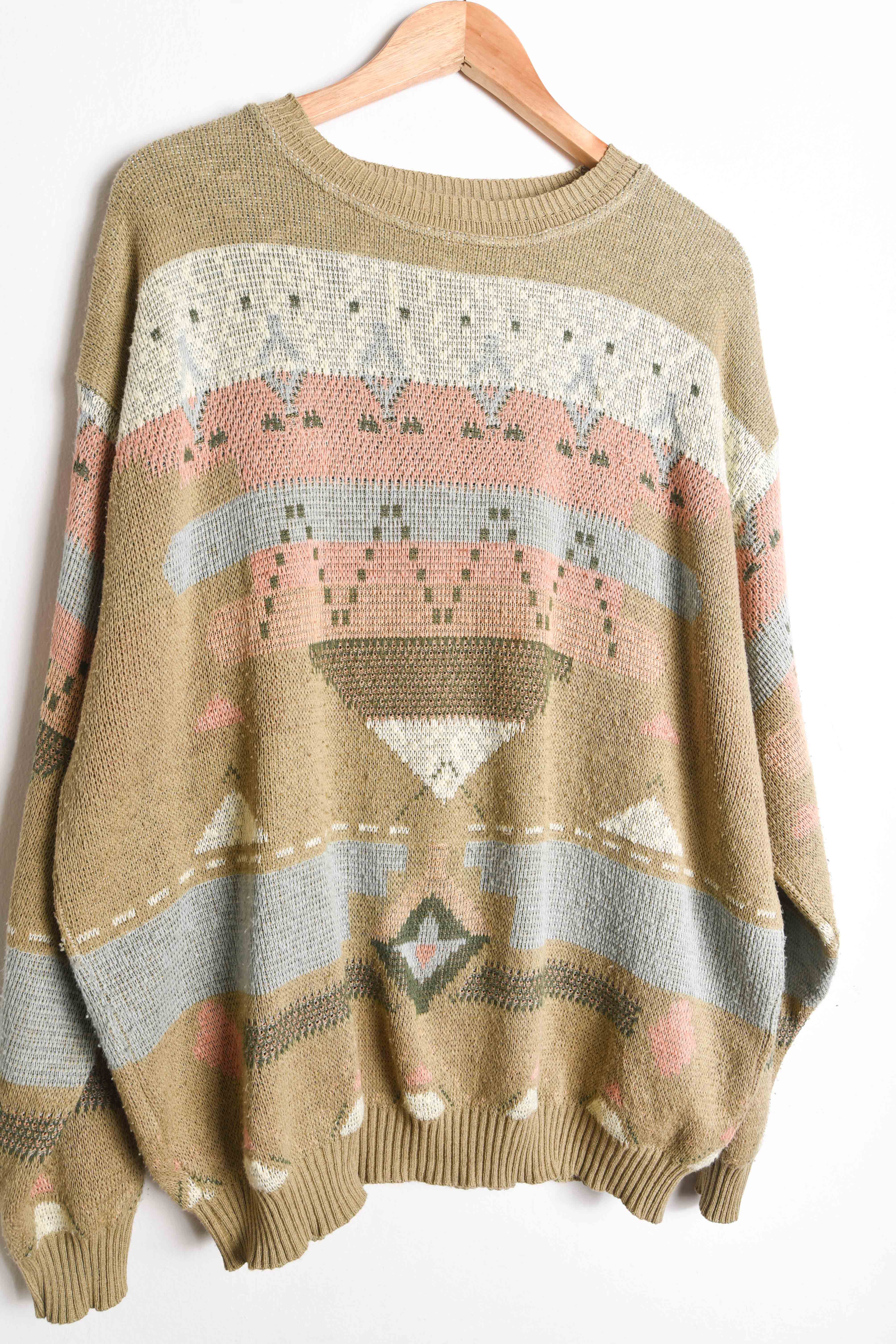 Sweater vintage café 80s