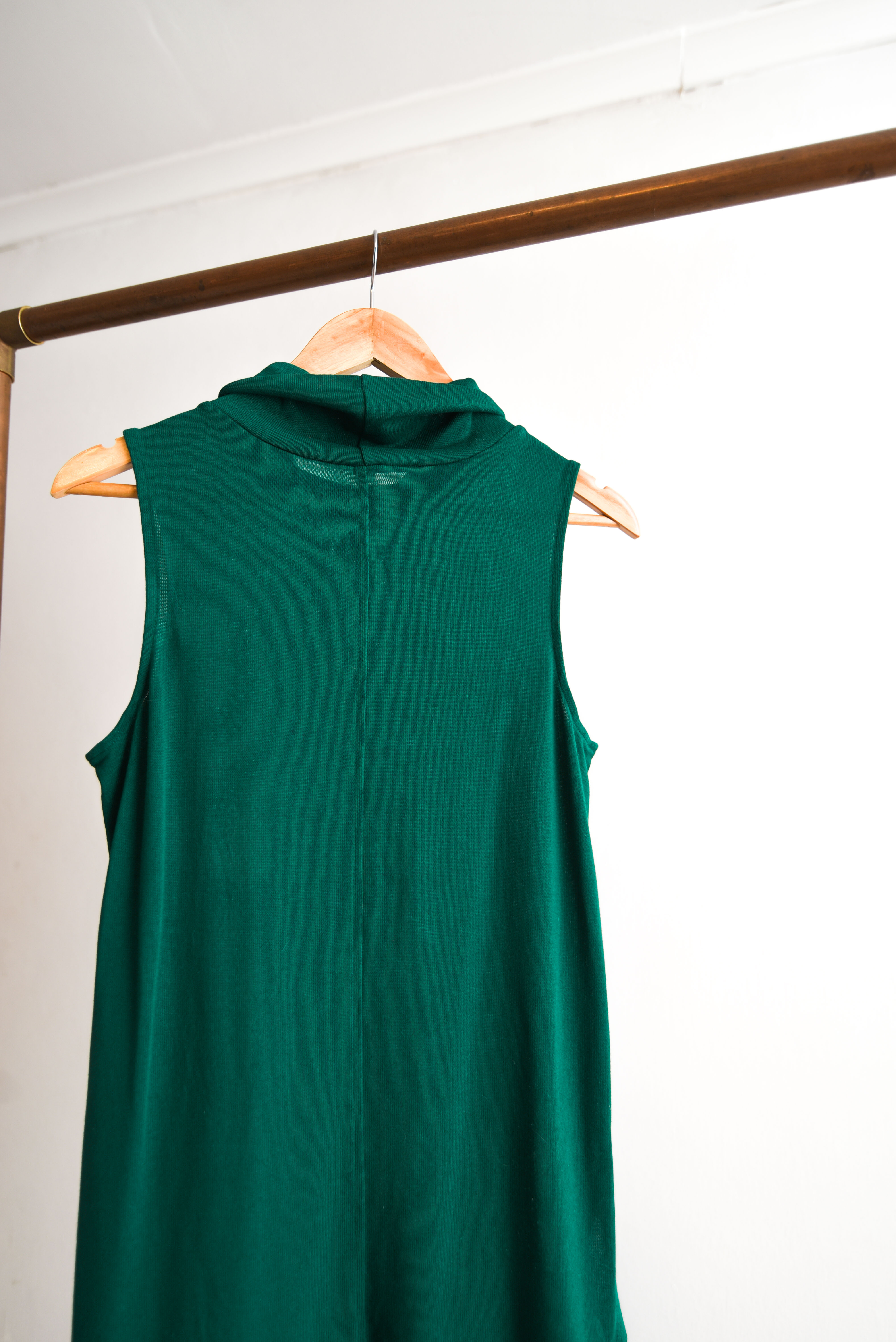 Top cuello alto green