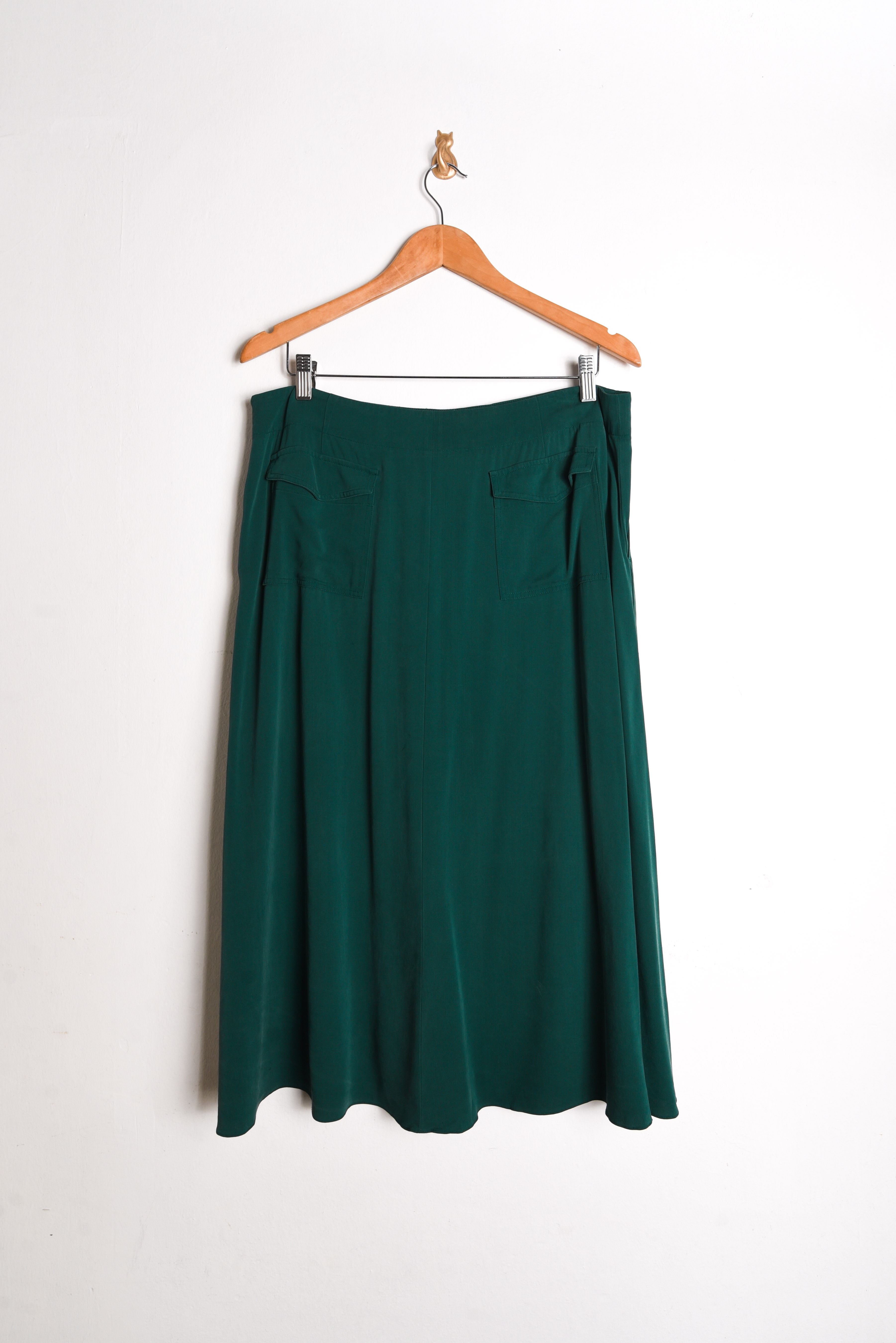 Falda midi DKNY silk