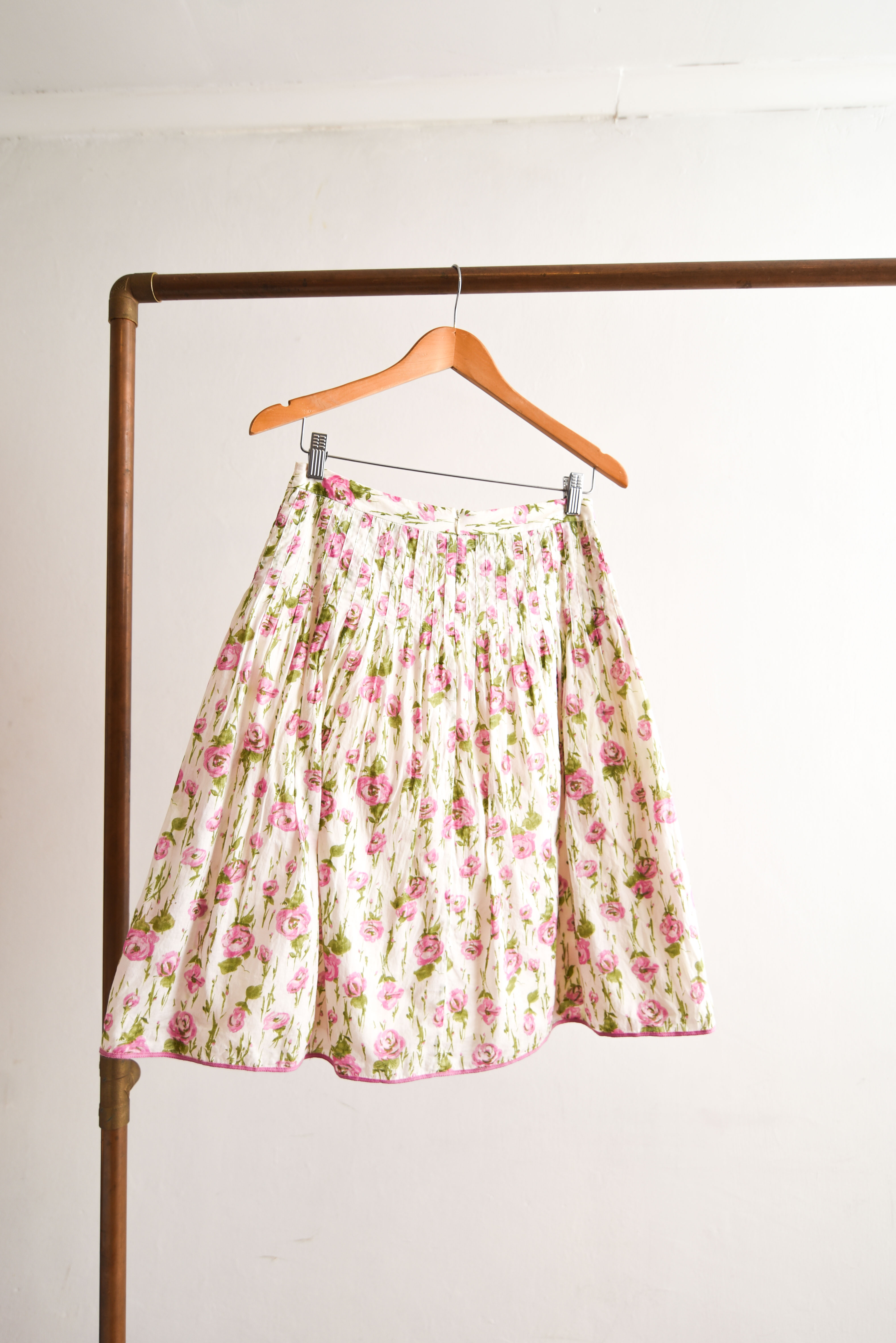 Falda pastel floral