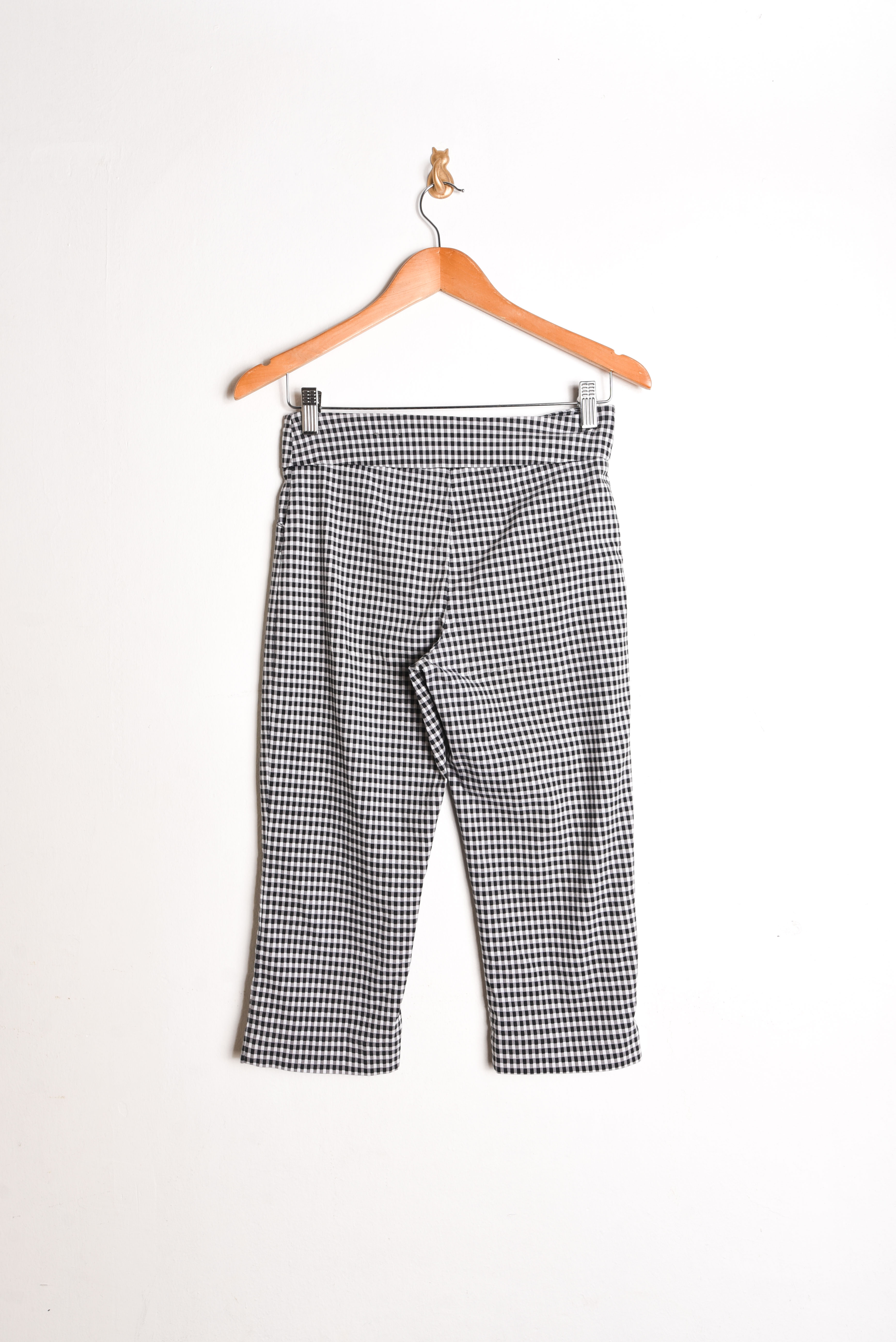 Pantalón capri gingham