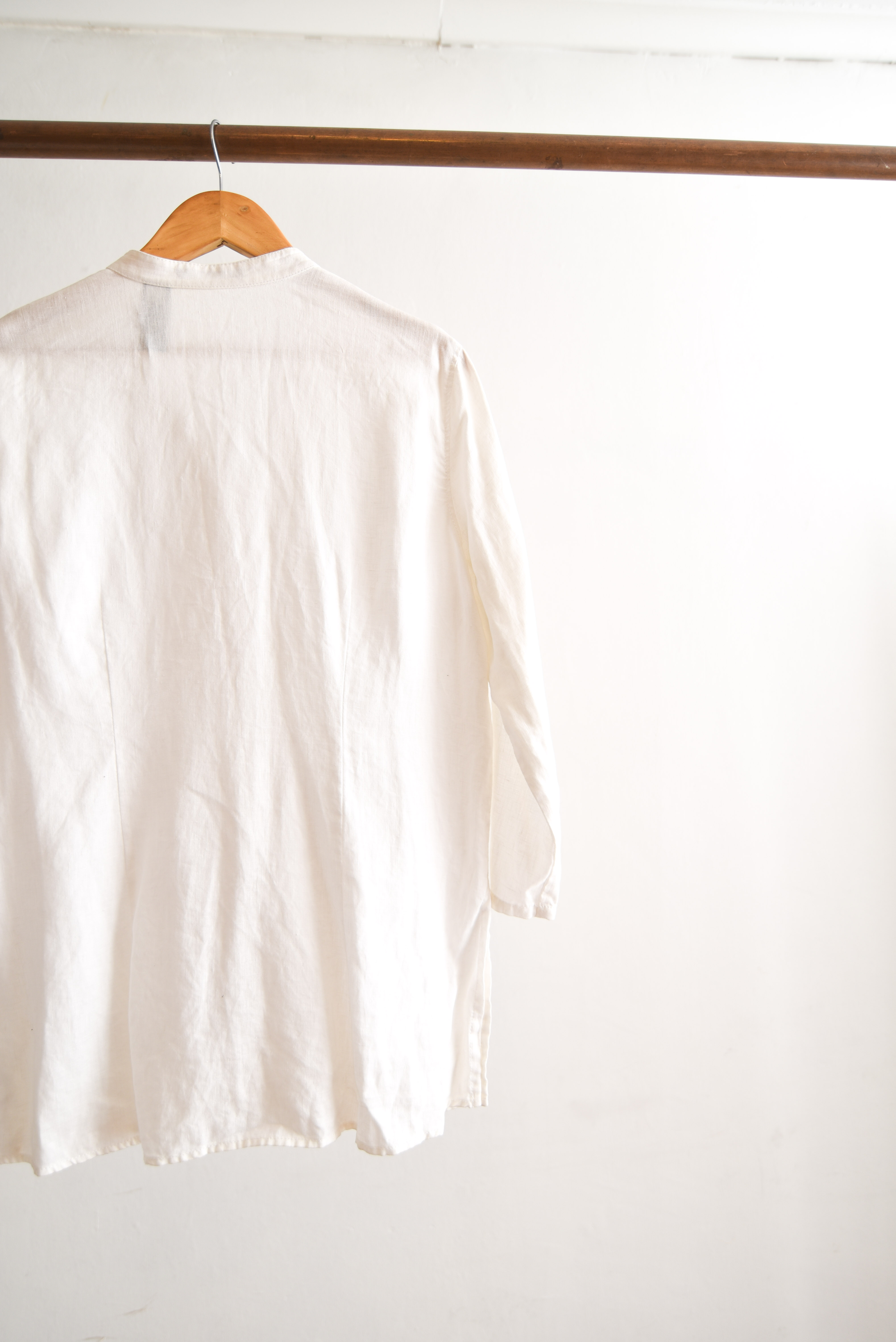 Camisa blanca lino