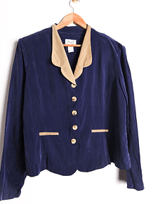 Chaqueta vintage purple blue