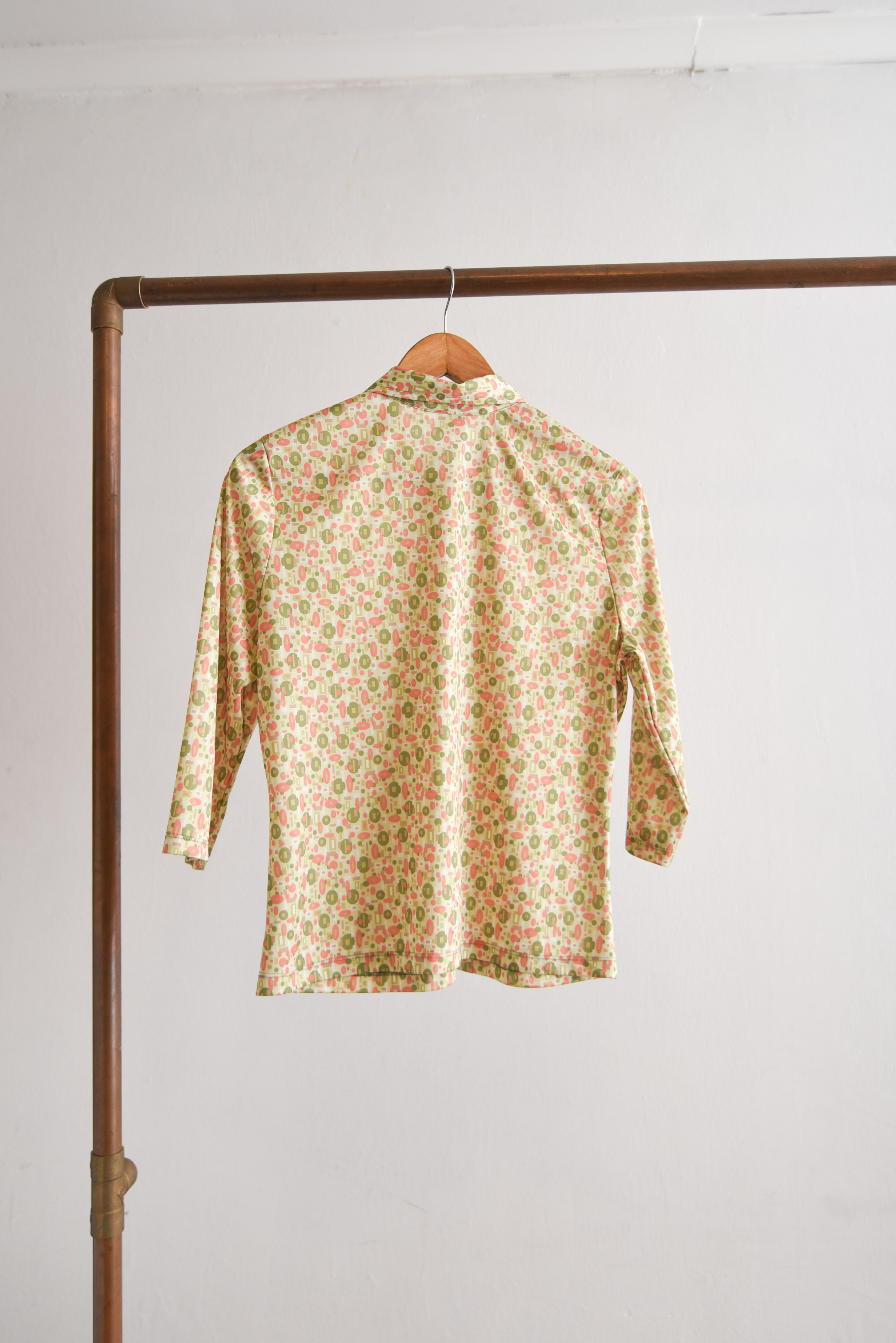 Blusa retro print lima