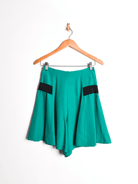 Short verde jade vintage