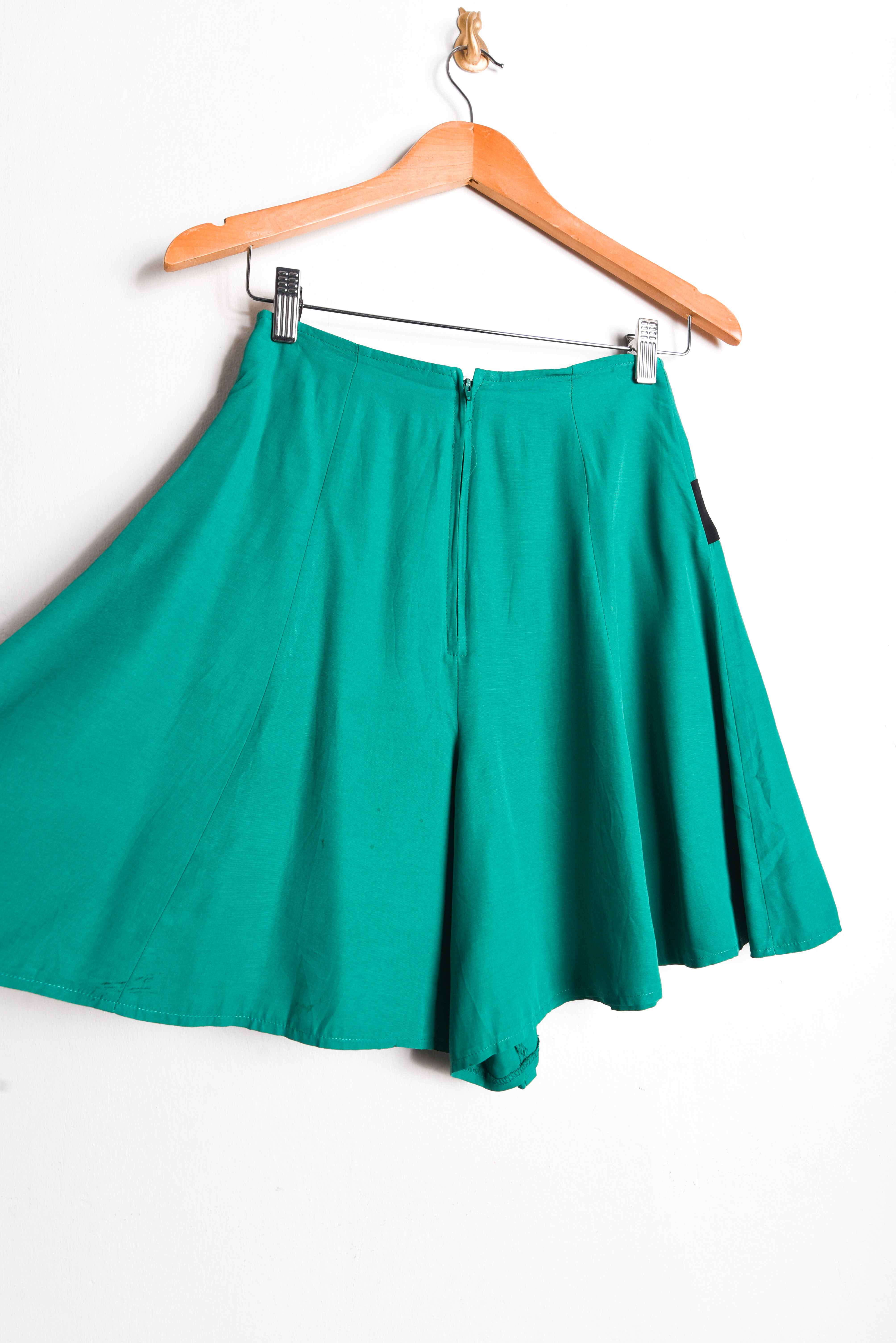 Short verde jade vintage