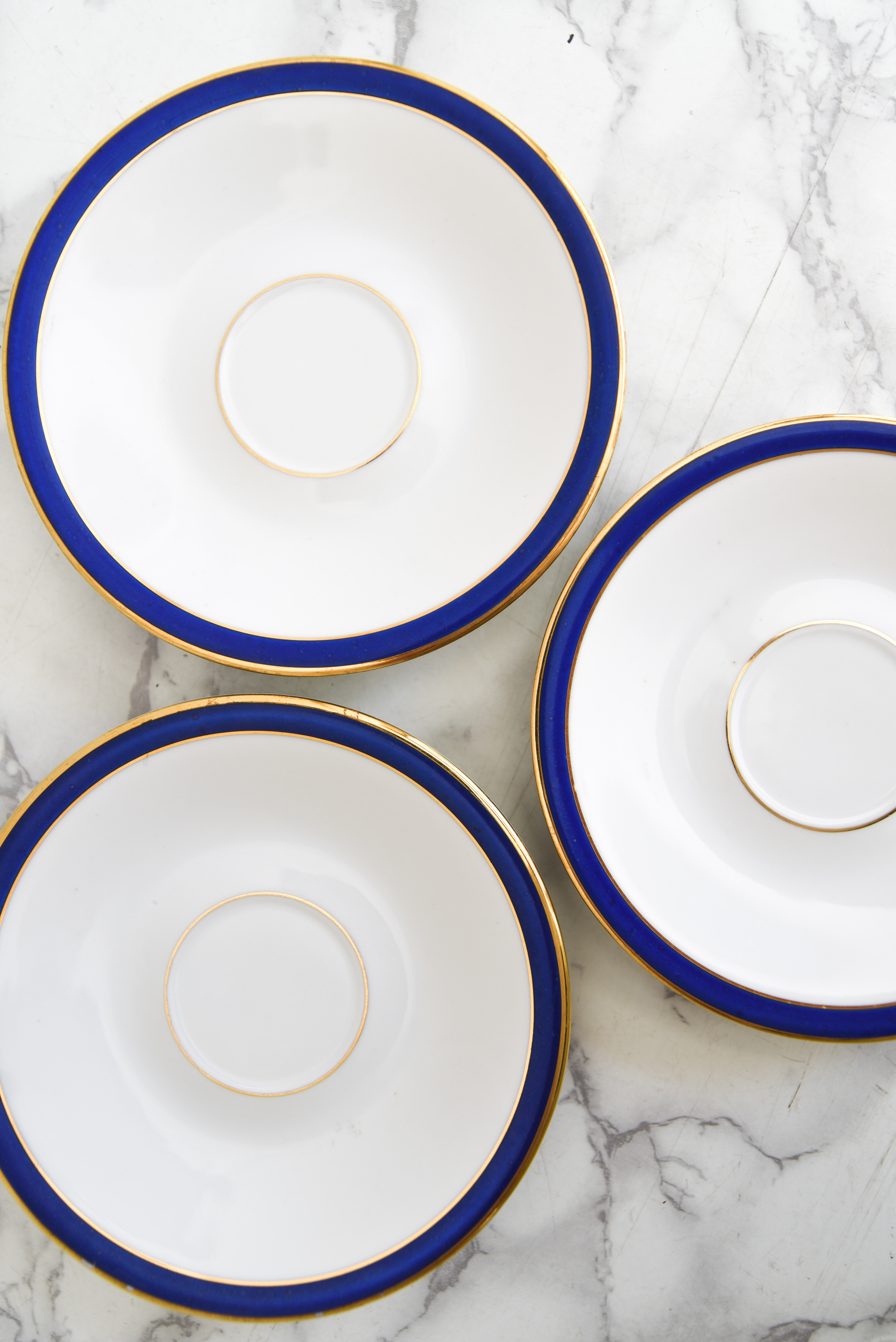 Set platos porcelana vintage Checoslovaquia