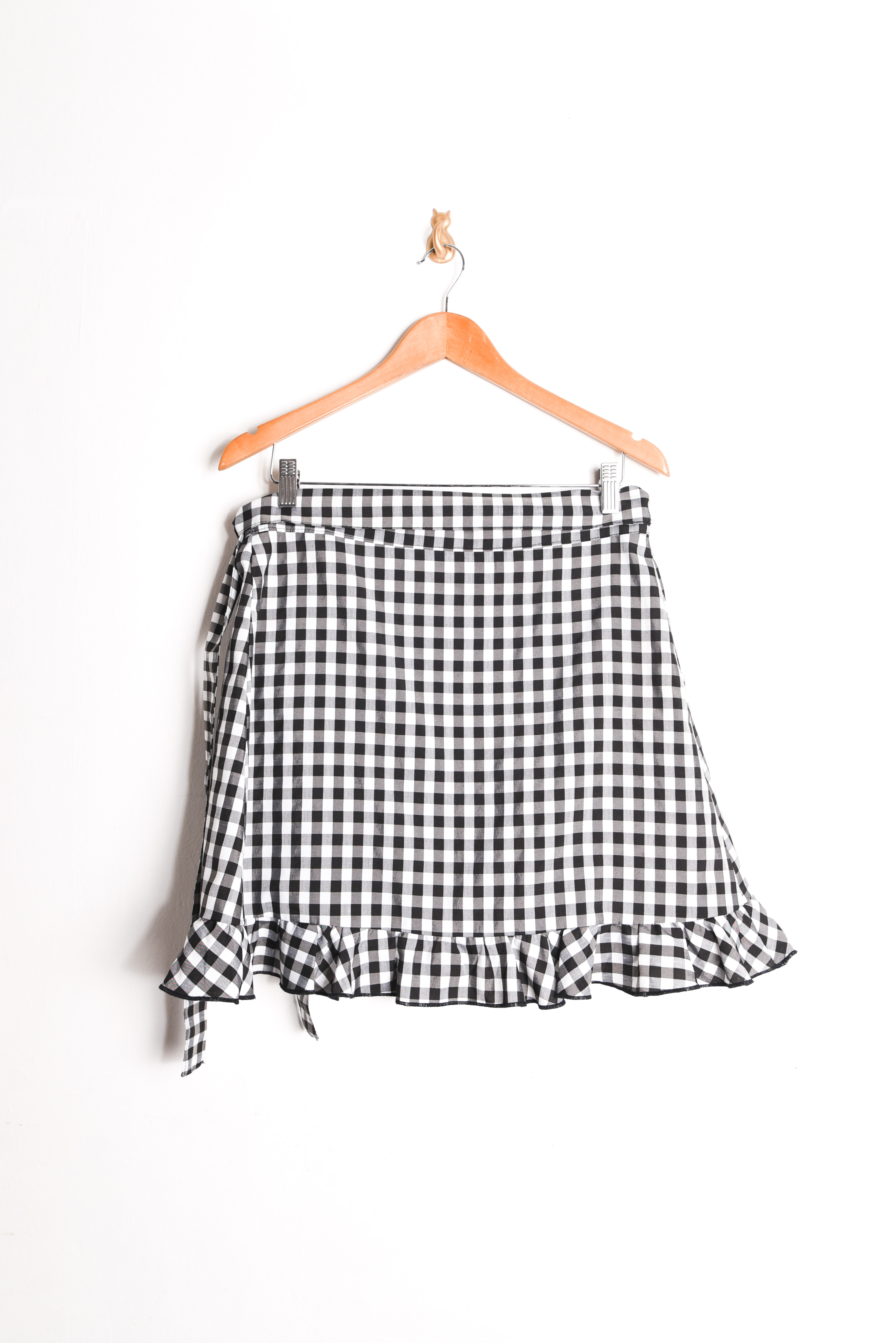 Conjunto gingham b&w