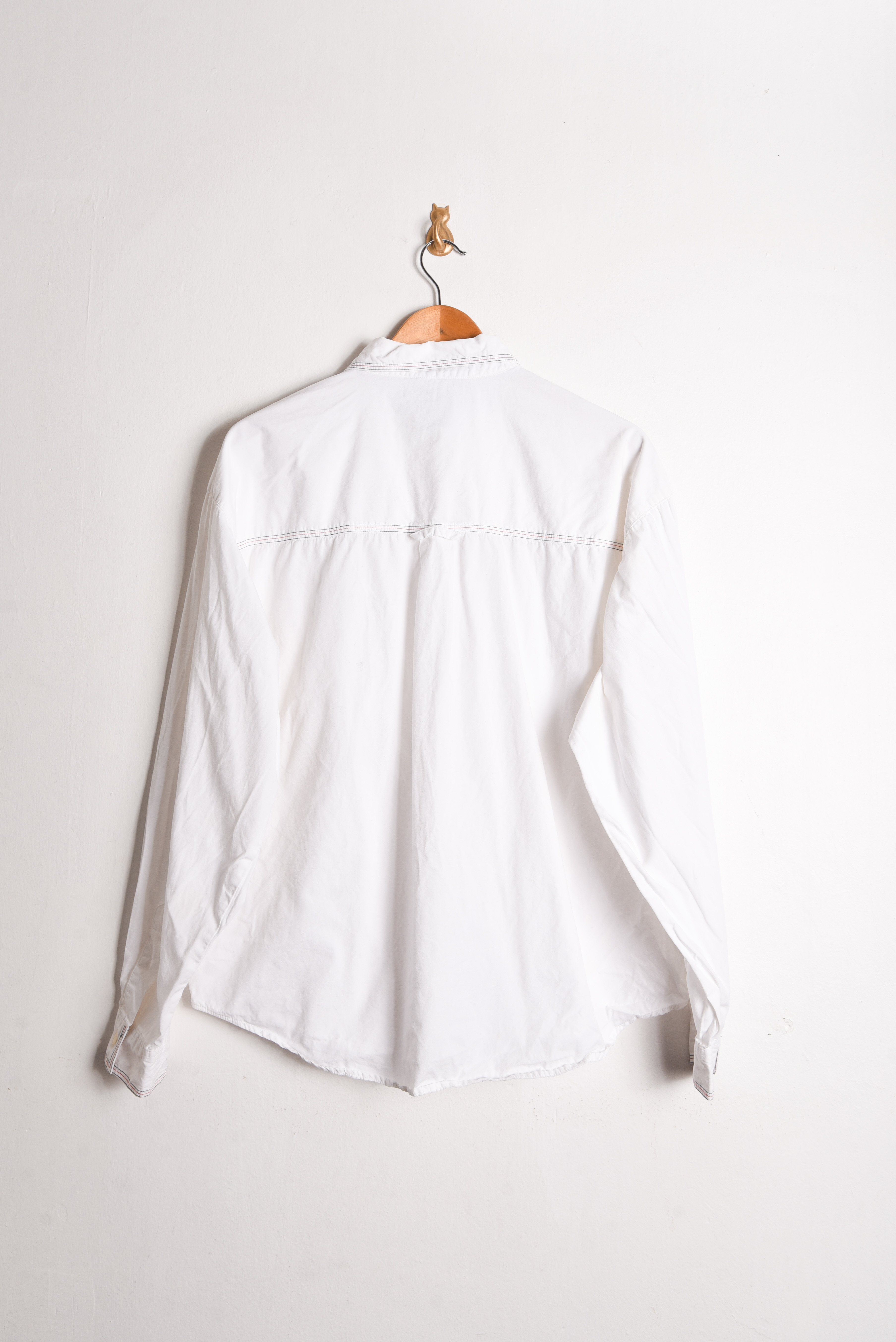 Camisa cotton white vintage