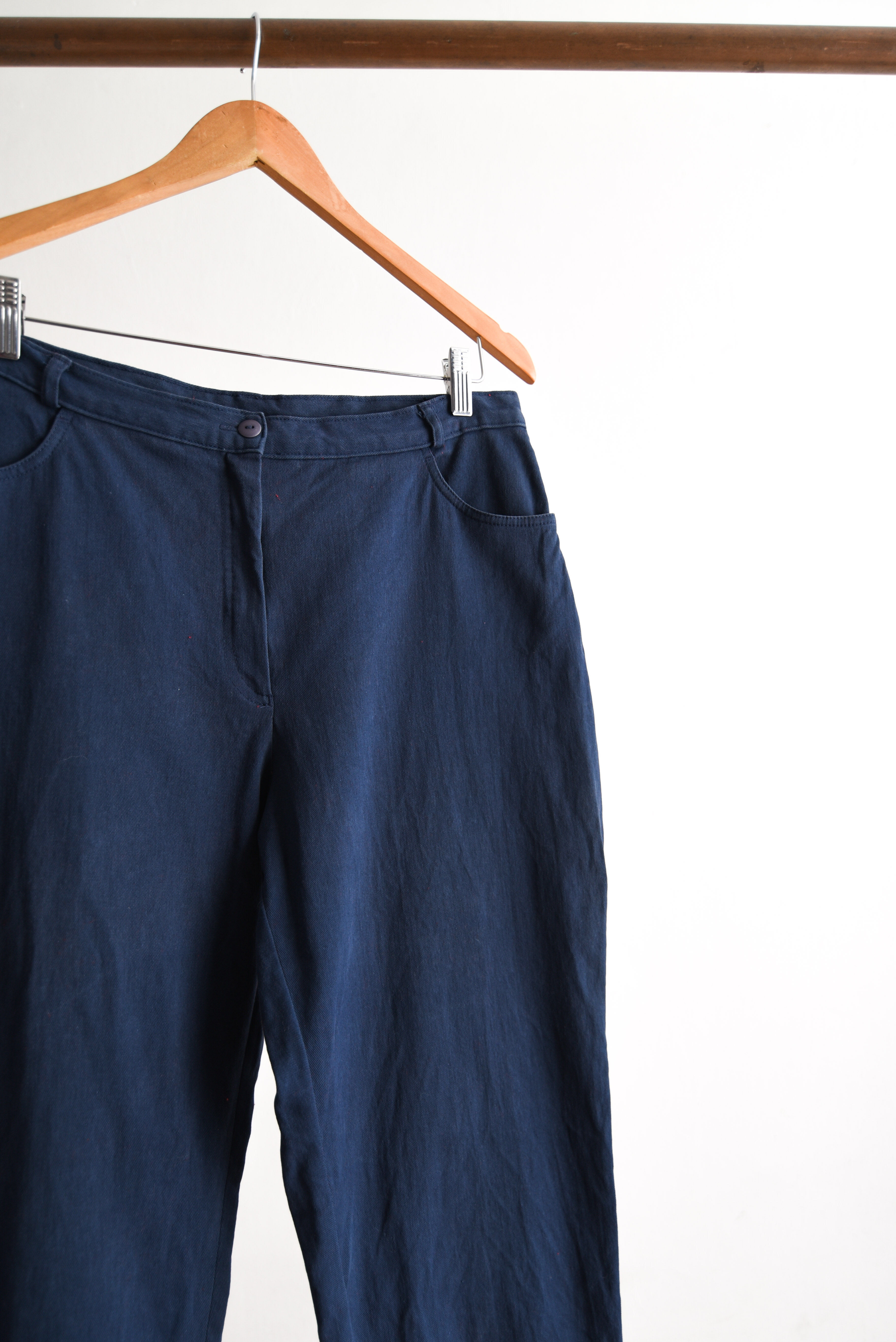 Pantalón tiro alto blue navy