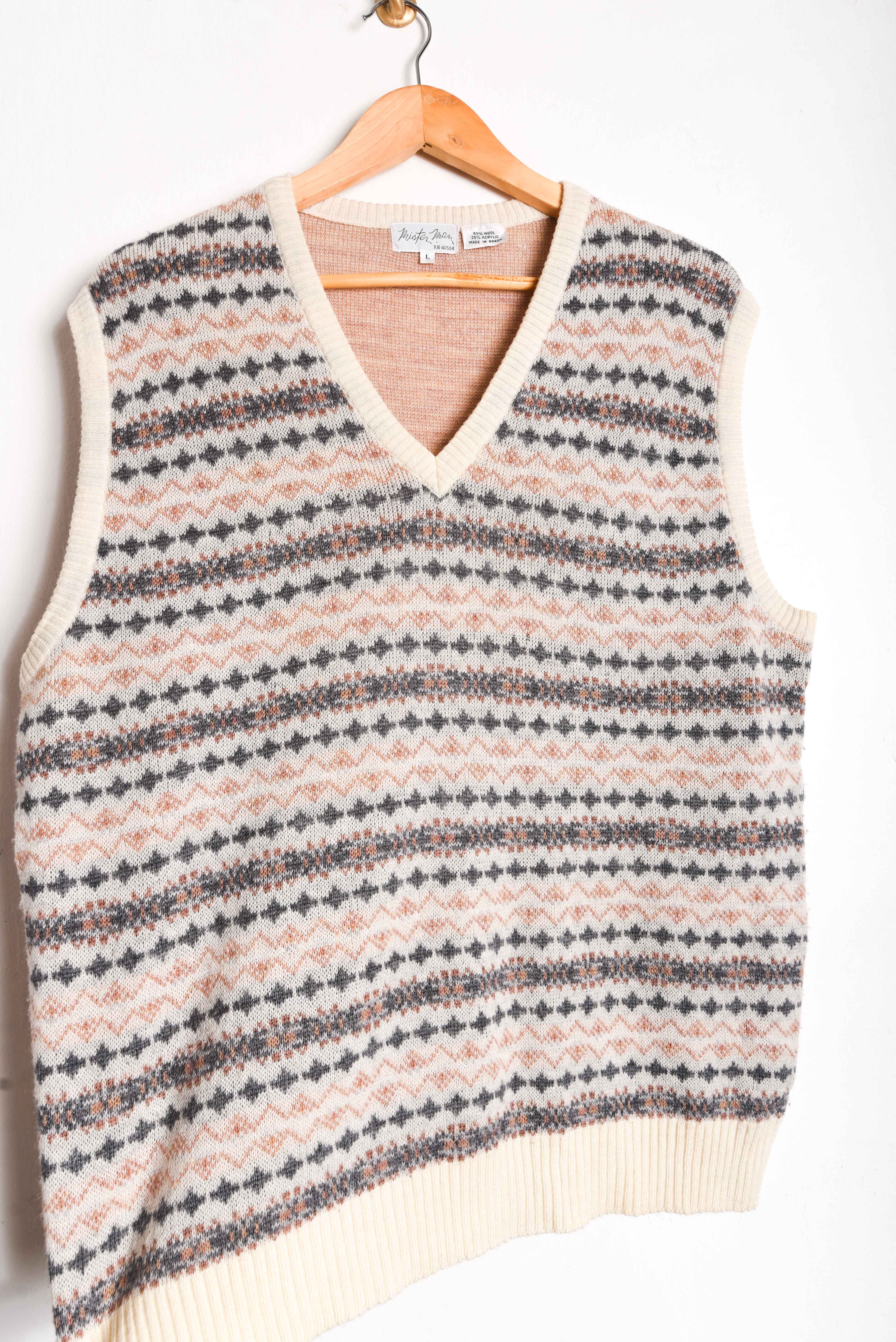 Vest vintage nordic wool