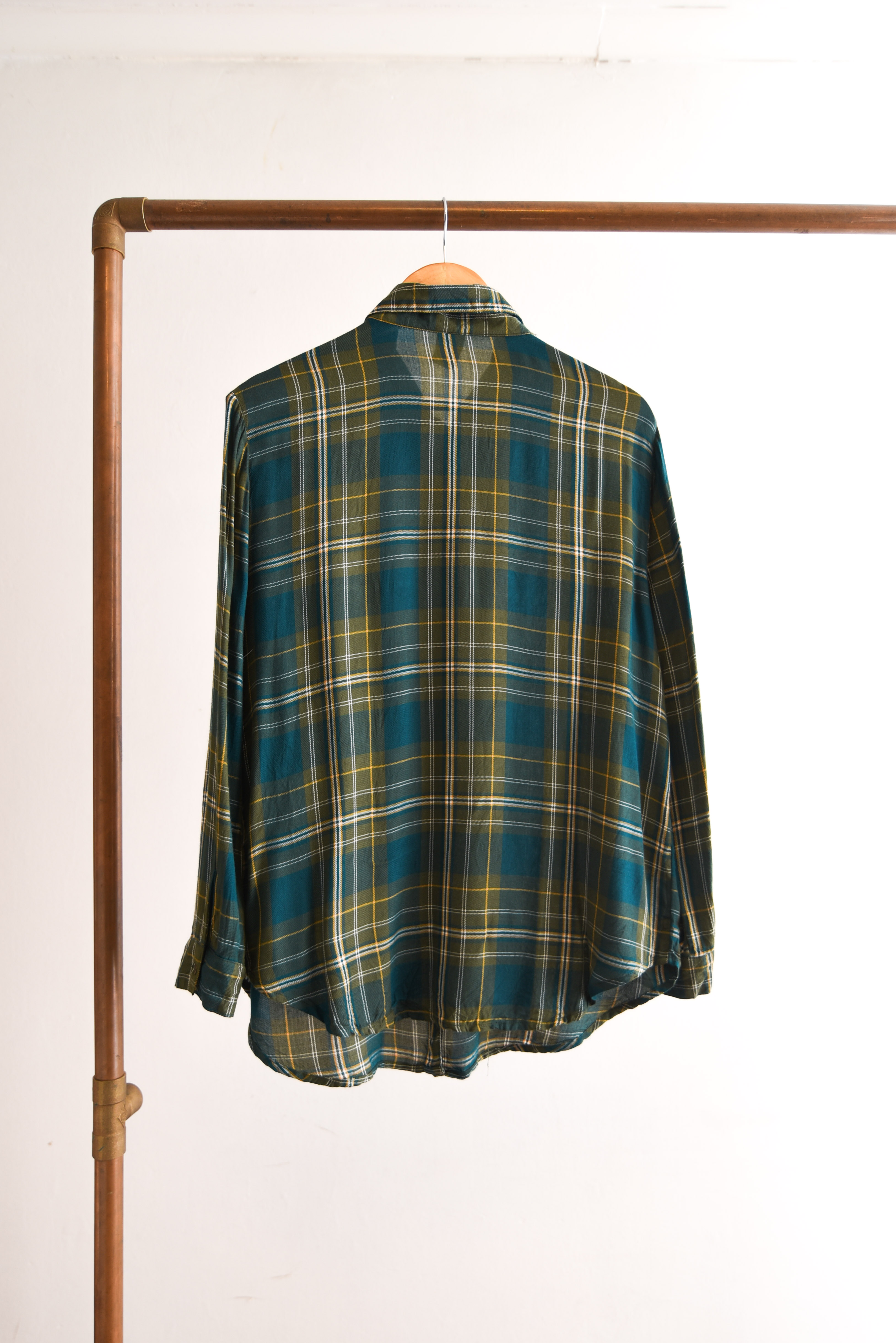 Camisa green tartán otoñal
