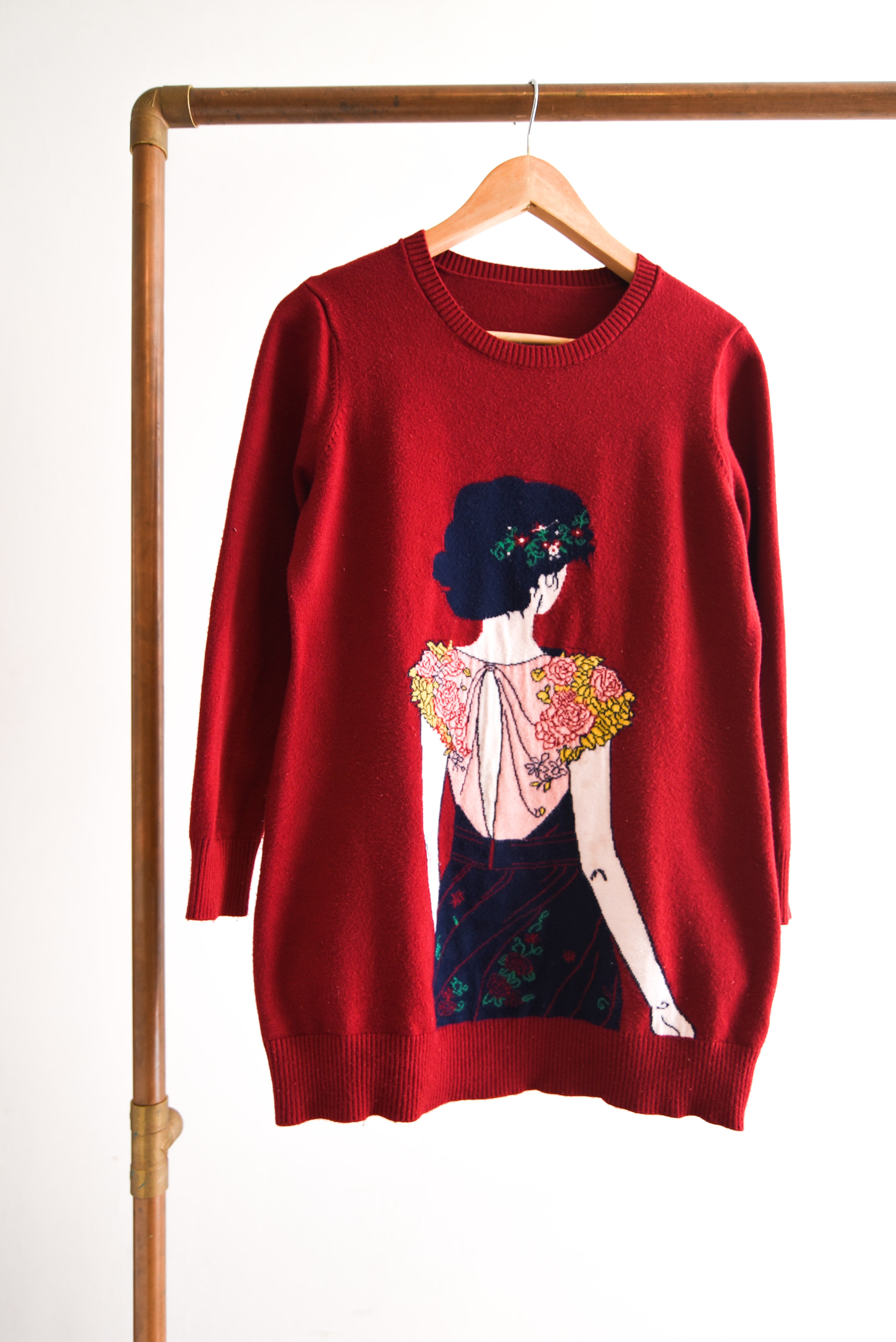 Chaleco burdeo lady 