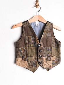 Chaqueta café vintage 6-12M