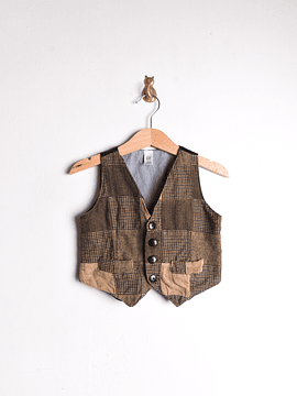 Chaqueta café vintage 6-12M