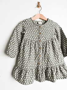 Vestido print pinitos 18M