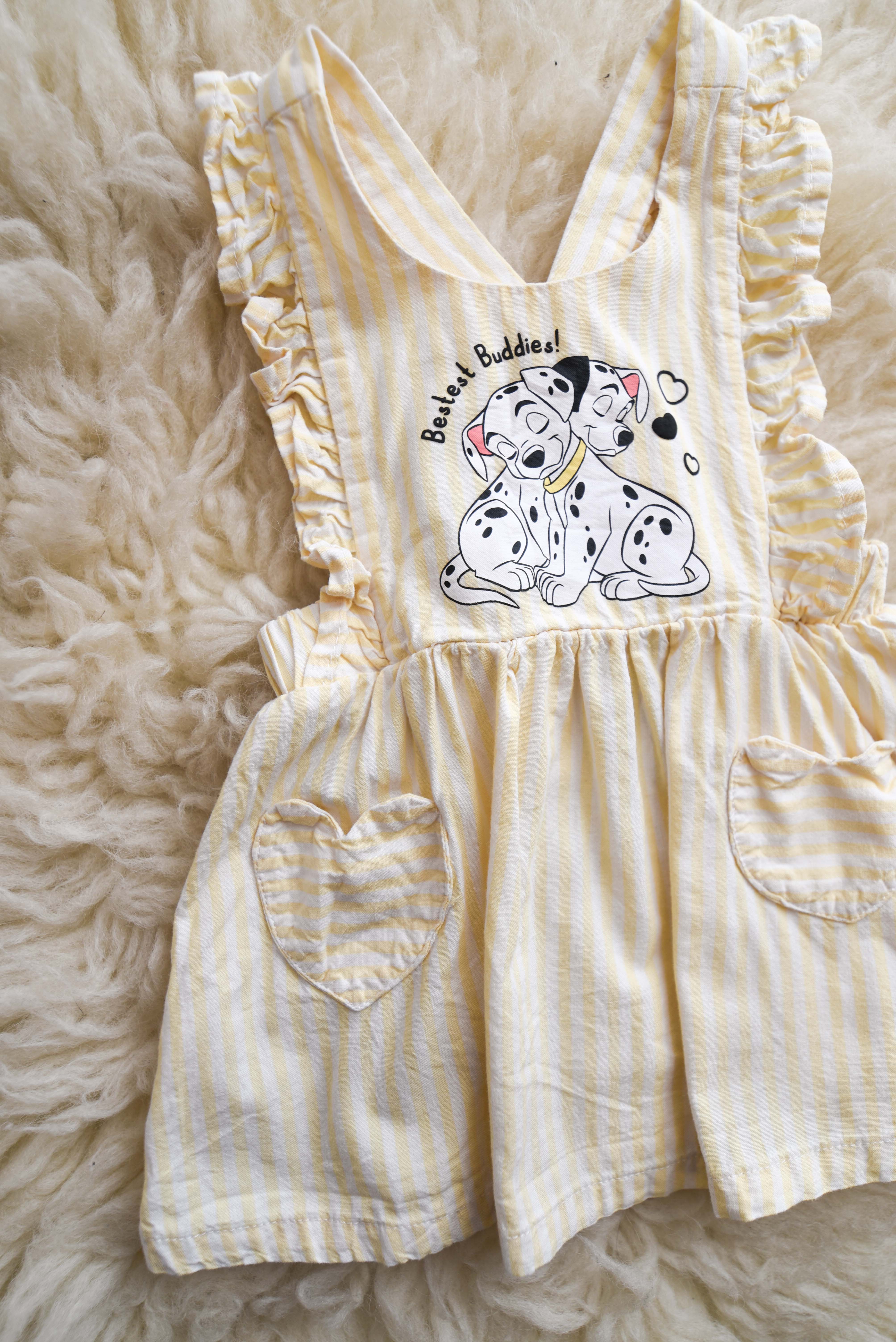 Vestido jardinera Disney 3-6M