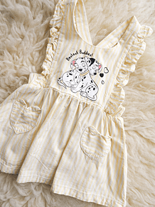Vestido jardinera Disney 3-6M