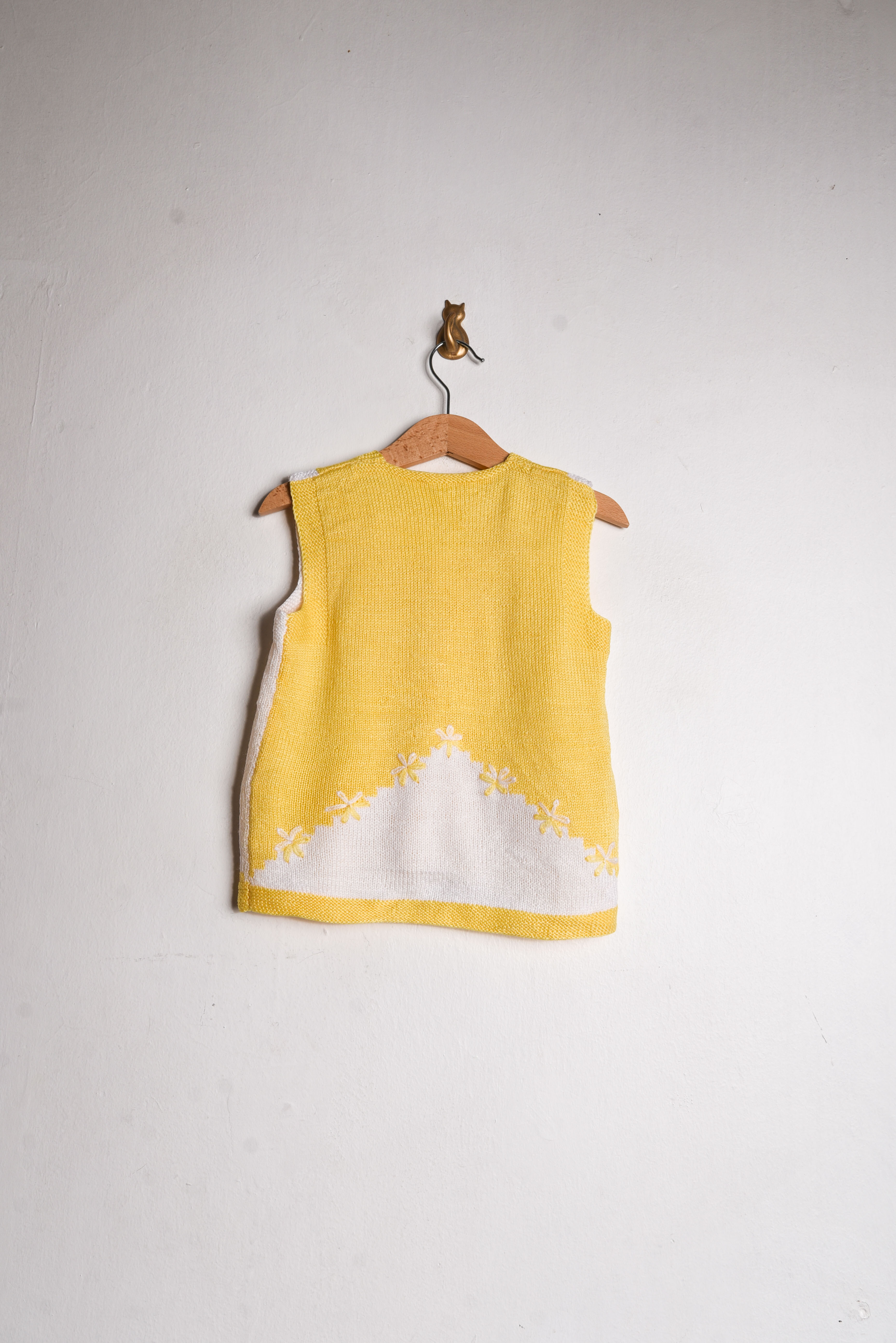 Chaleco amarillo vintage 18-24M