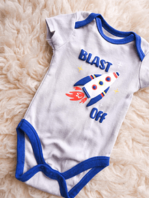 Body gris cohete 3-6M