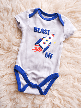 Body gris cohete 3-6M
