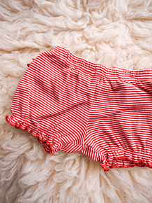 Cubre pañal rojo rayado Carter's 3M