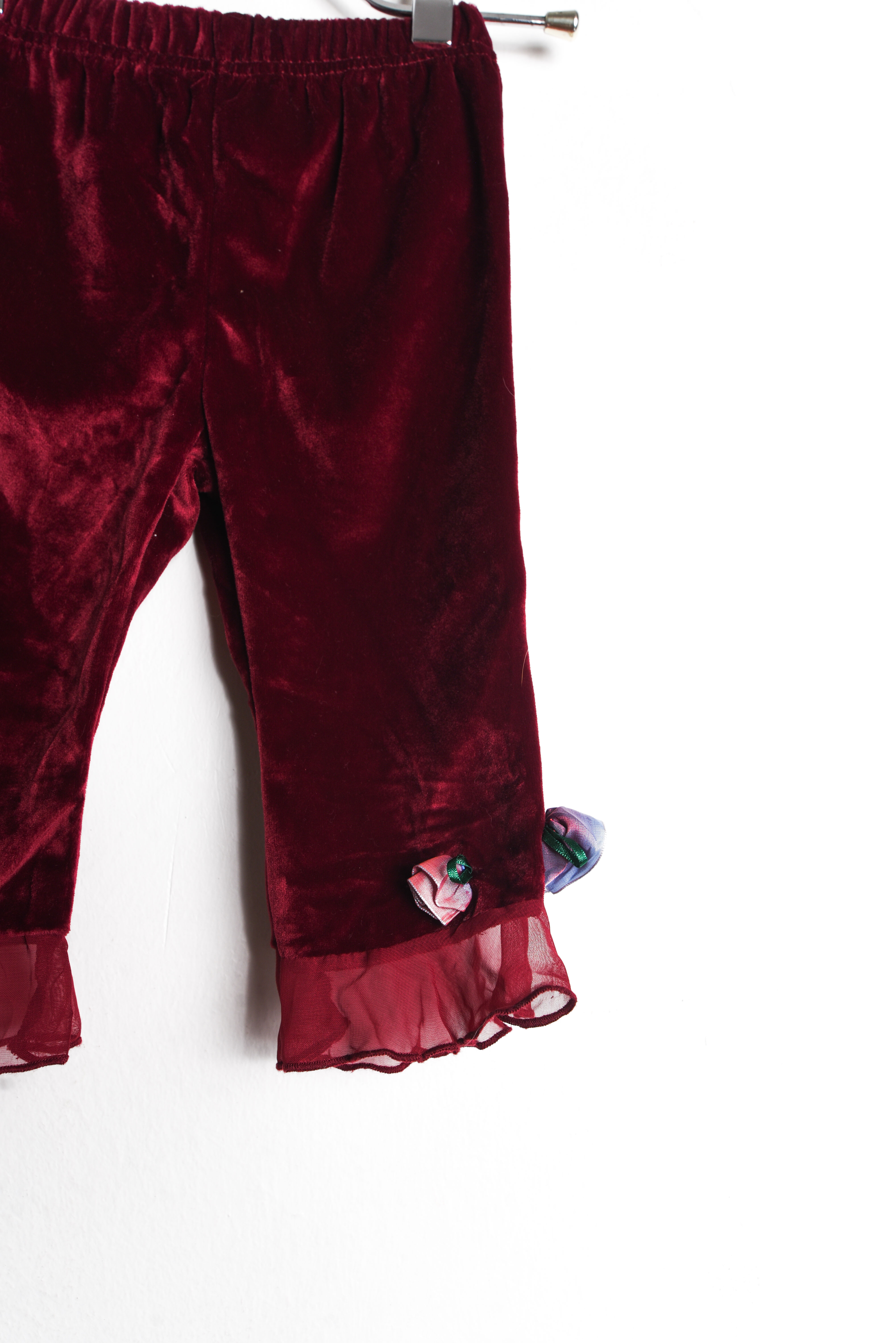 Calza burdeo vintage plush 12M