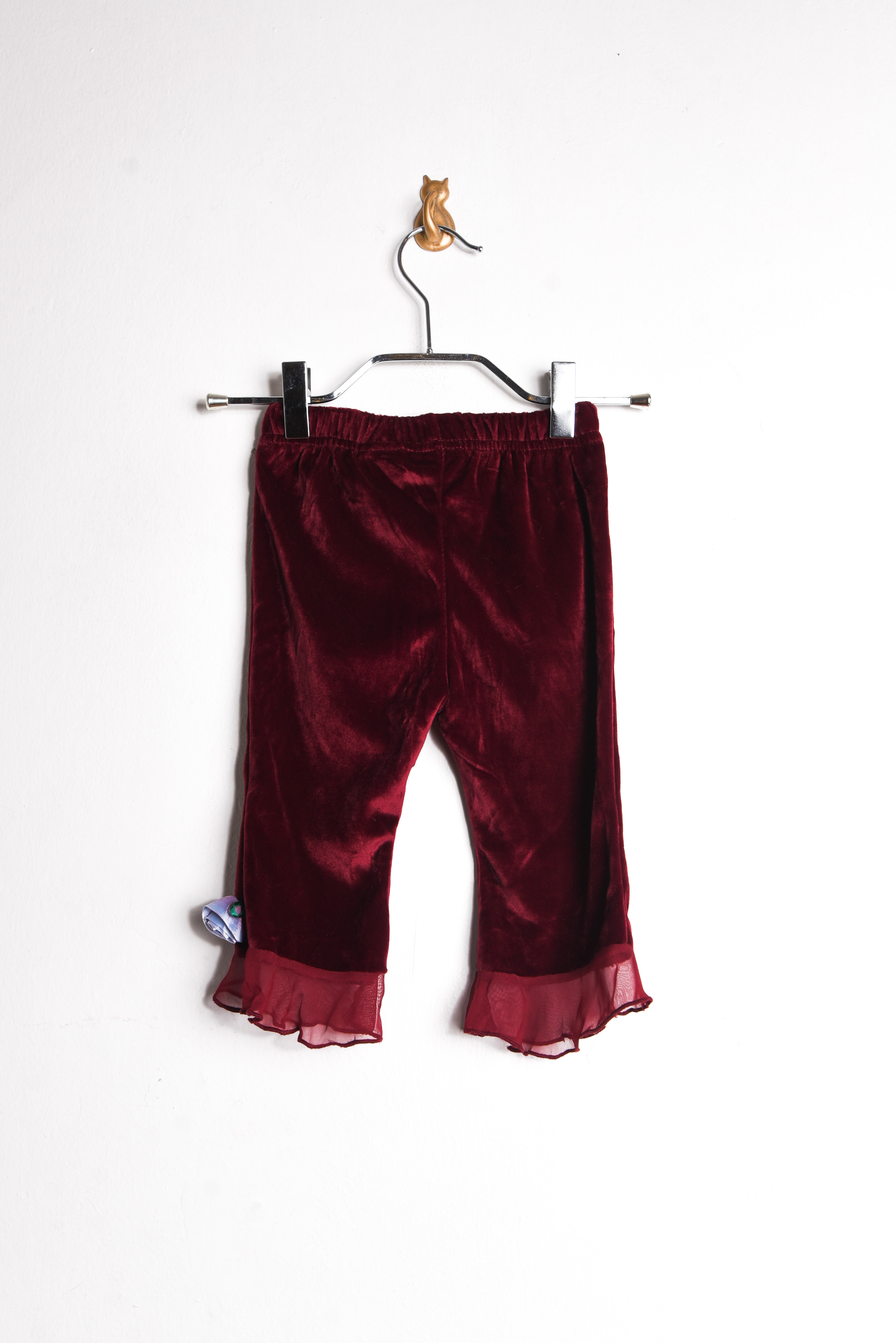 Calza burdeo vintage plush 12M