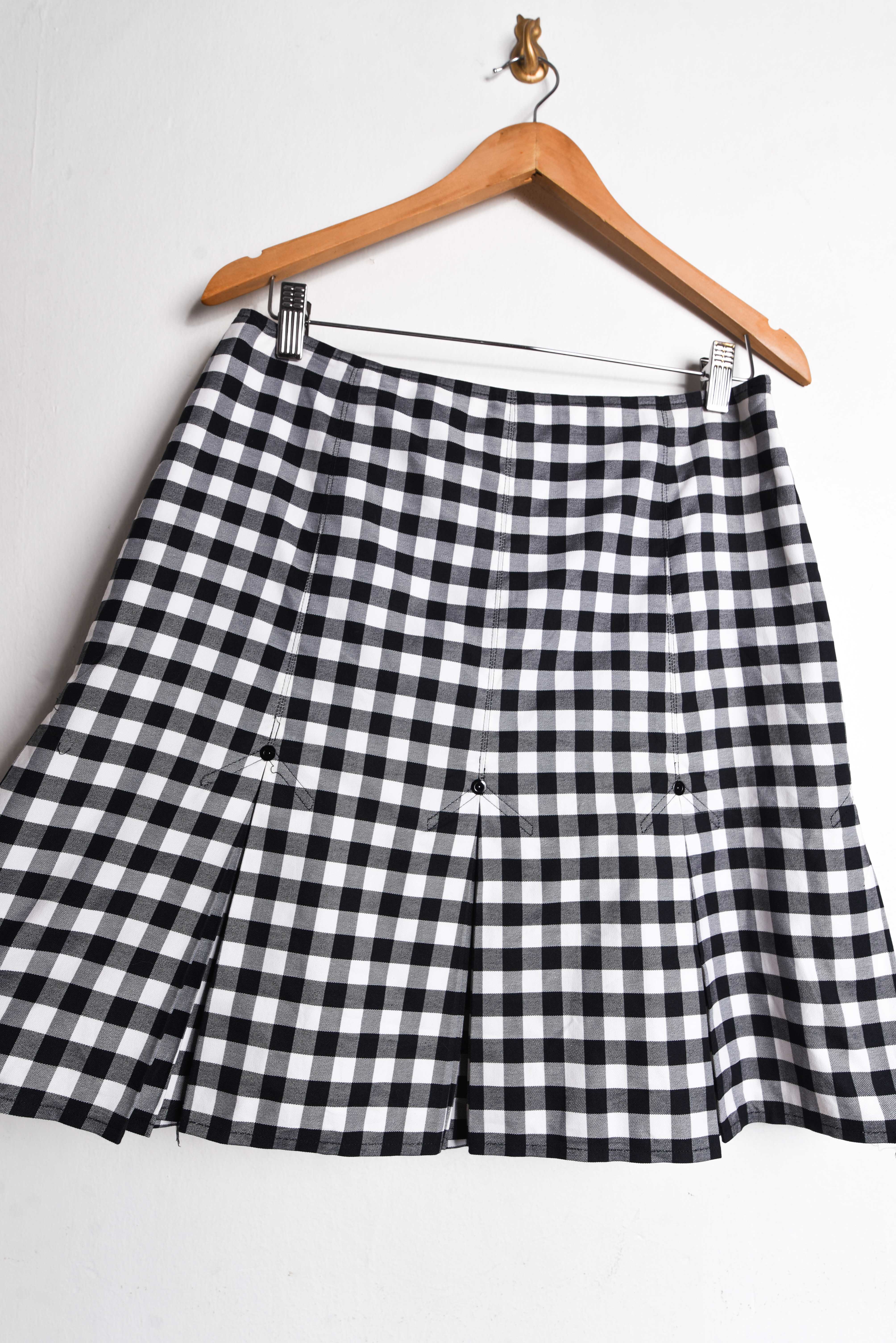 Falda gingham tablas