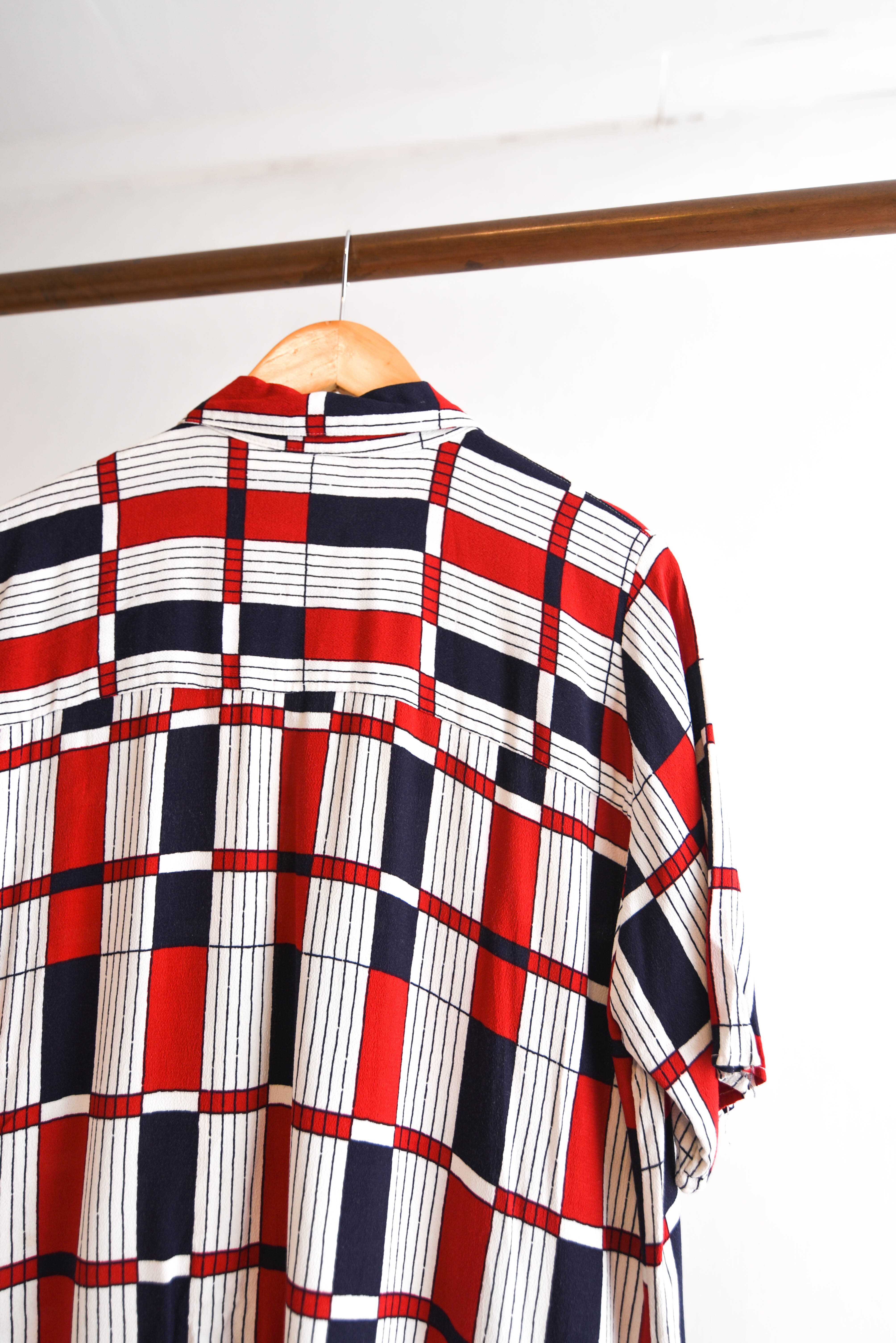 Camisa vintage tricolor 