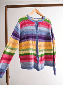 Cardigan multicolor 90s