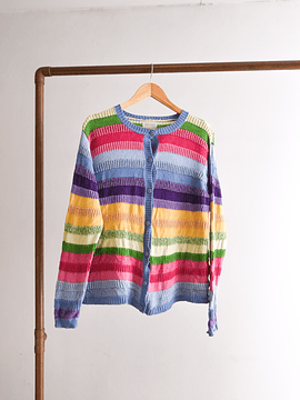 Cardigan multicolor 90s
