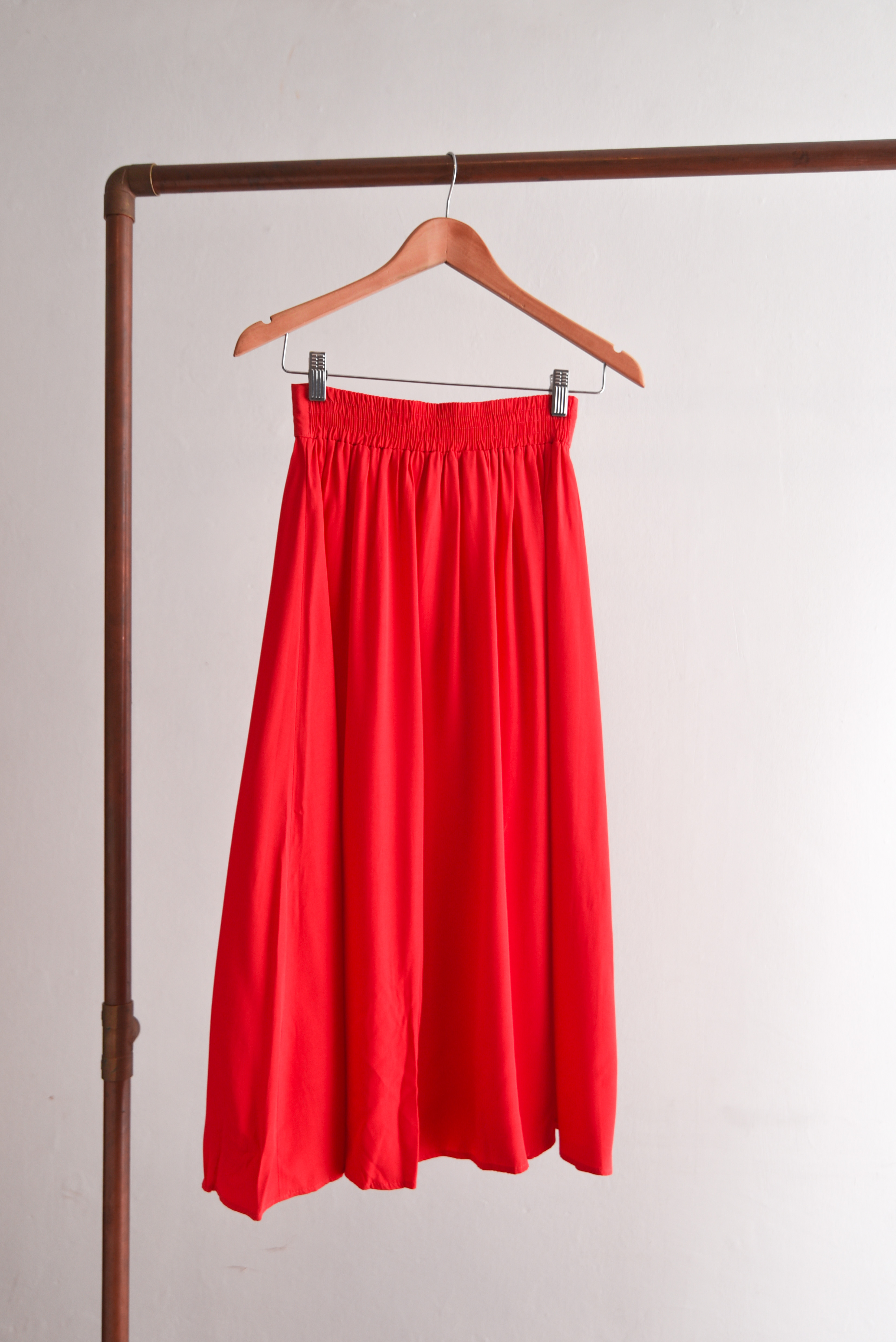 Falda true red vintage botones