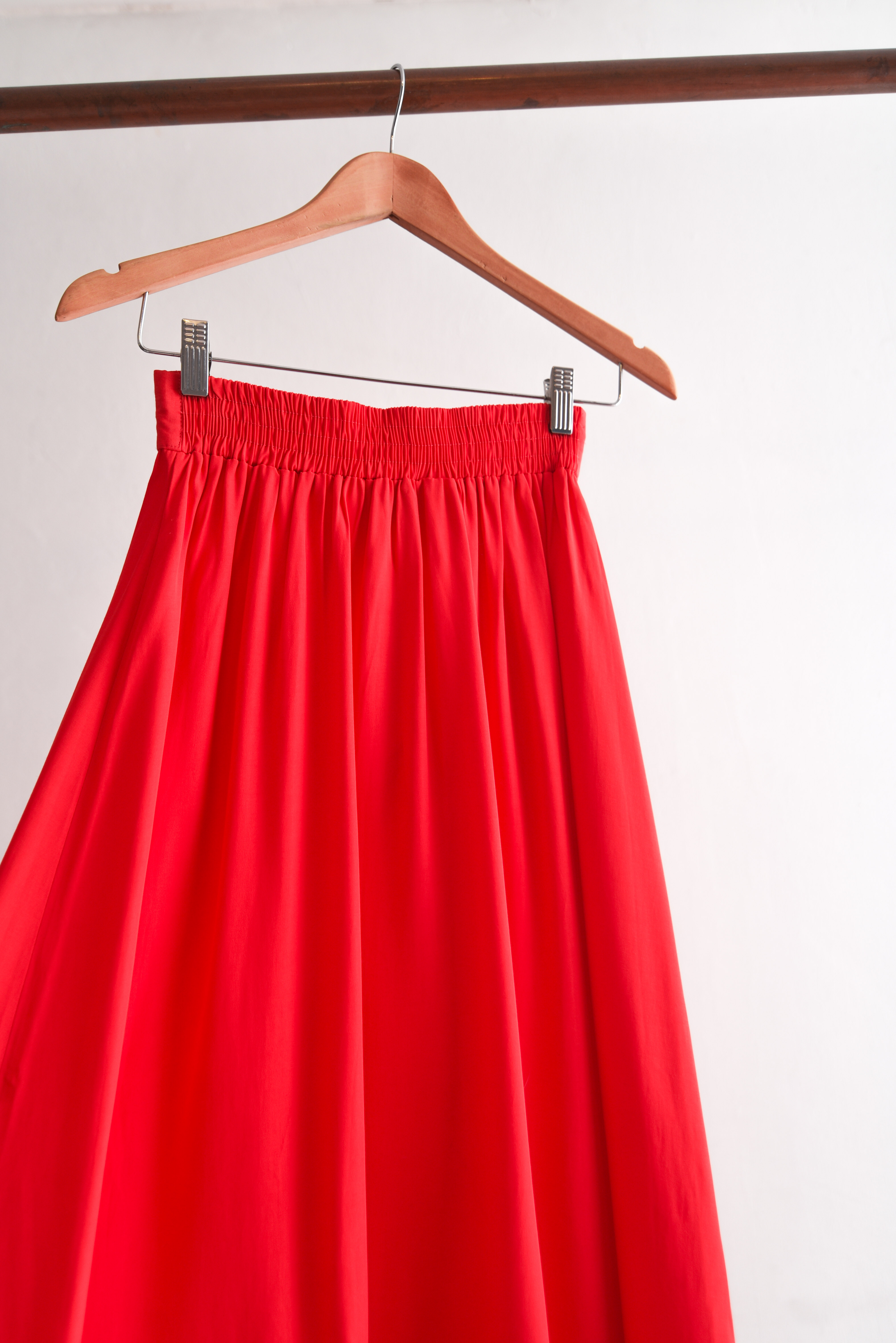 Falda true red vintage botones