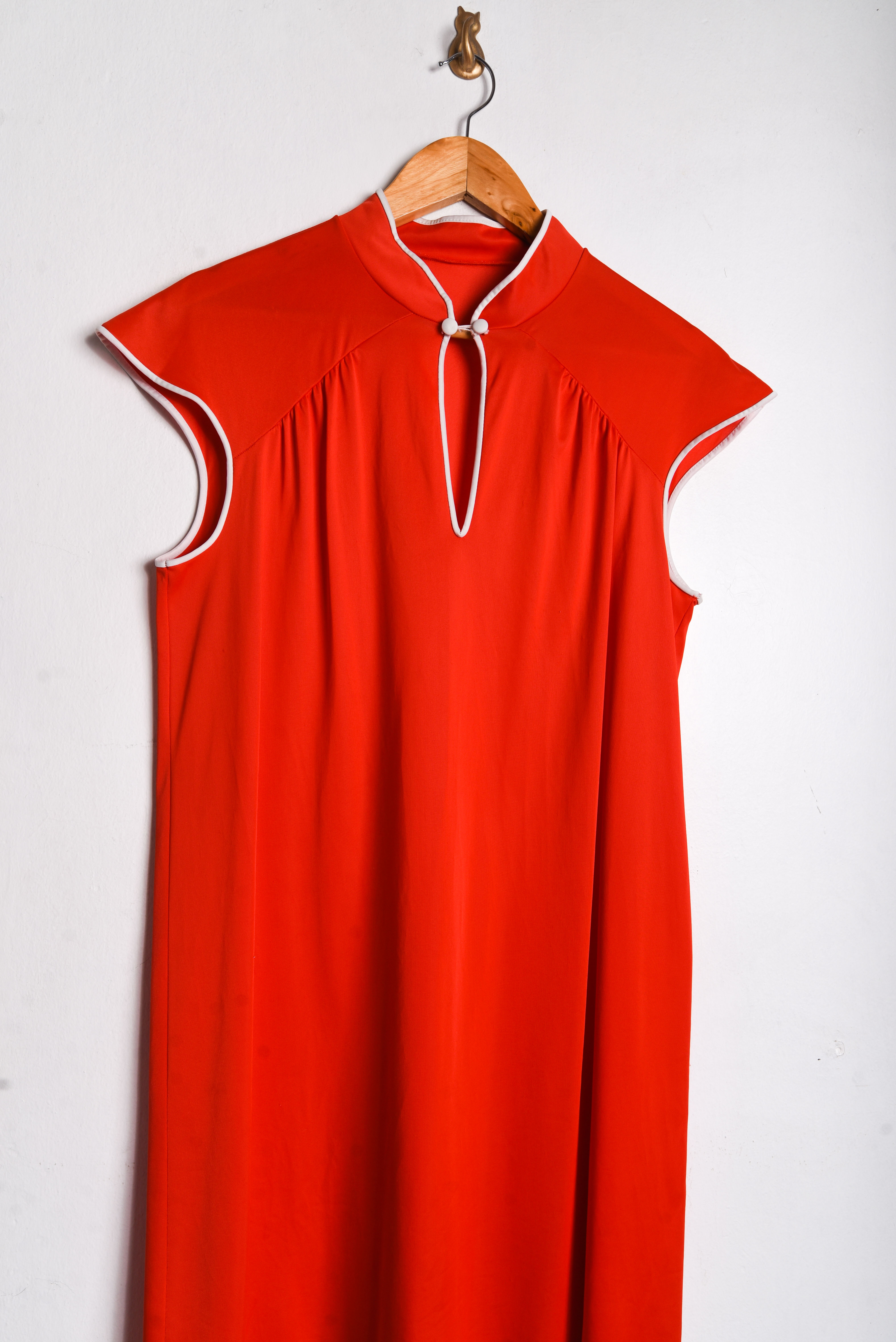Vestido rojo vintage oriental vibes