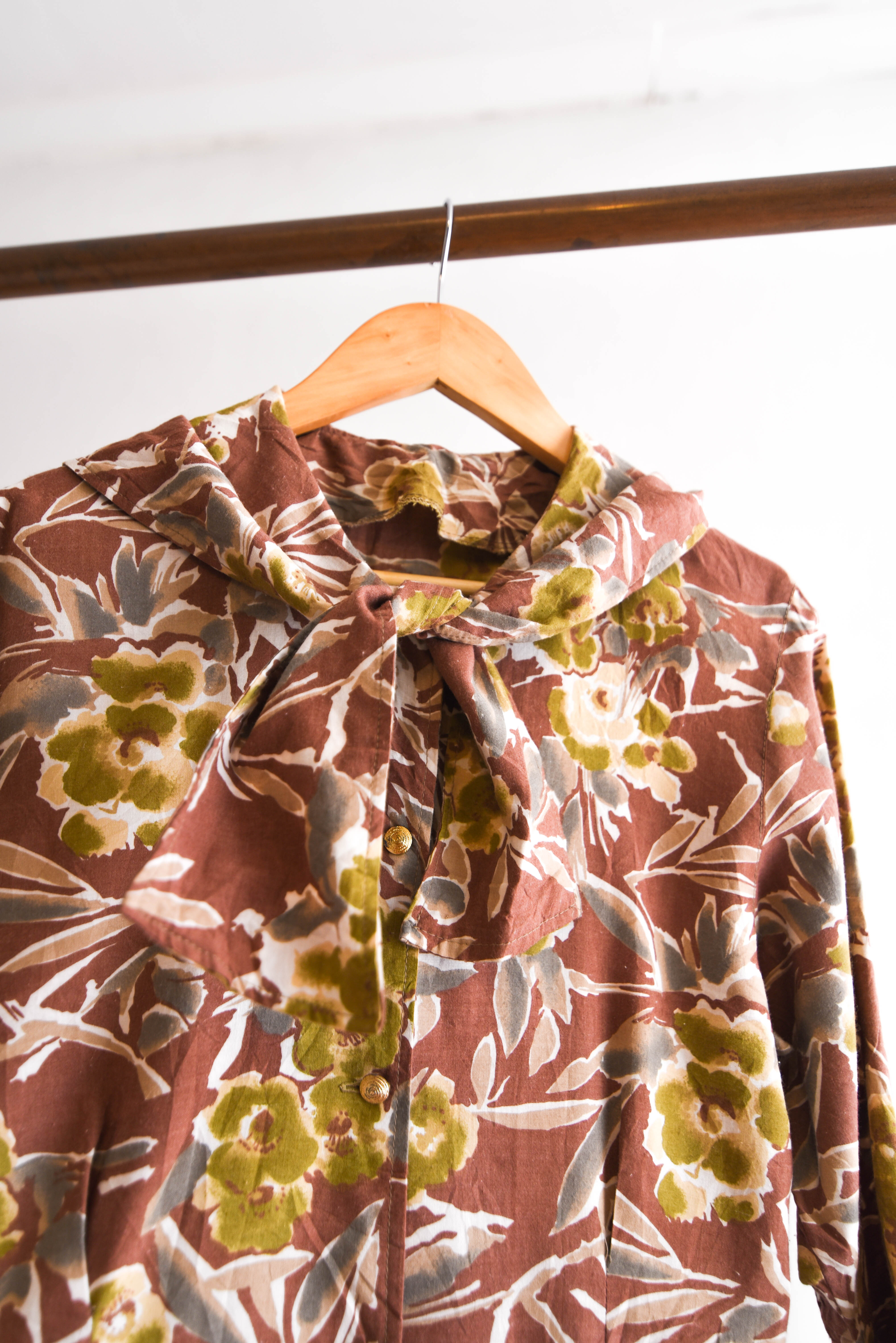 Blusa vintage floral lazito