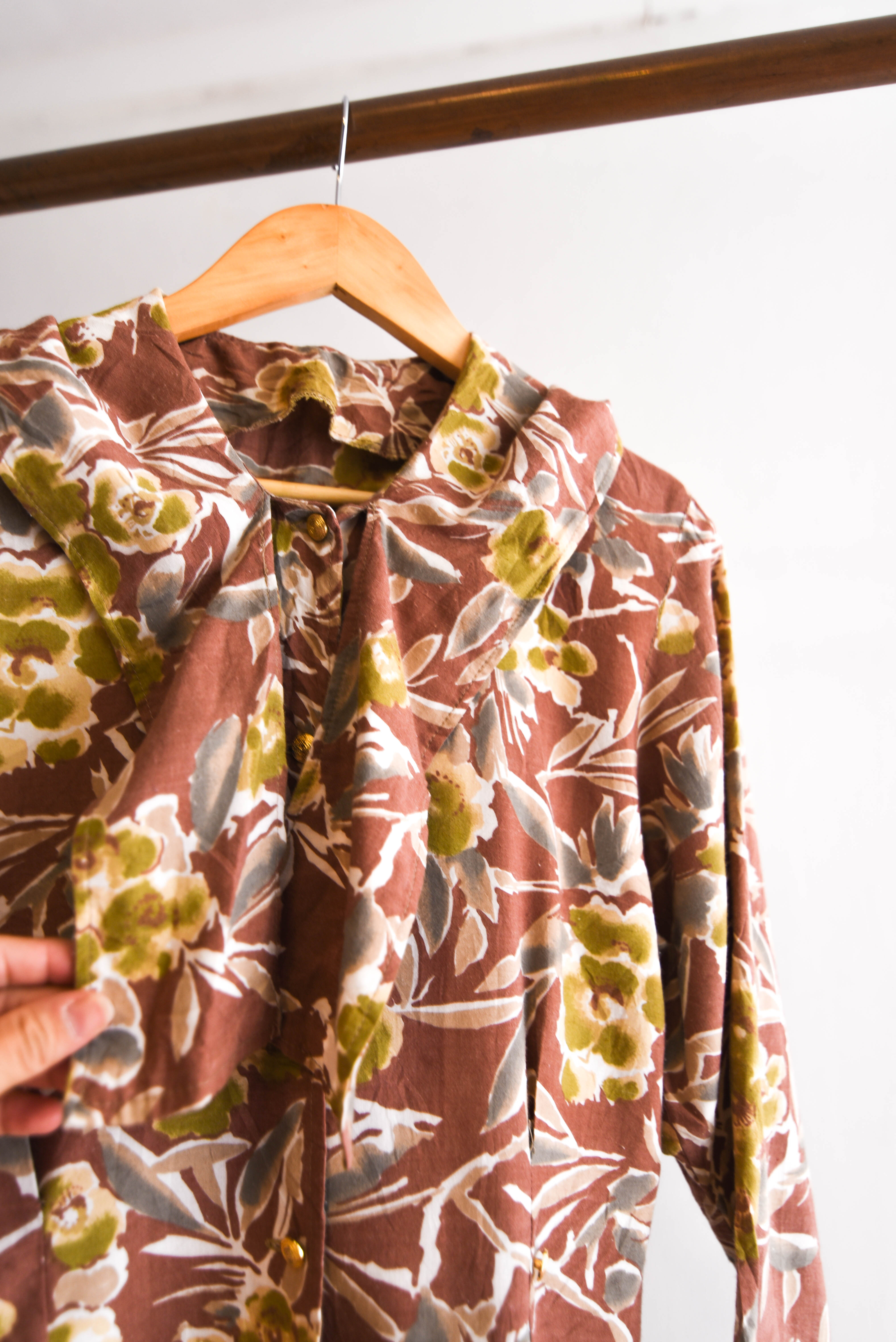 Blusa vintage floral lazito